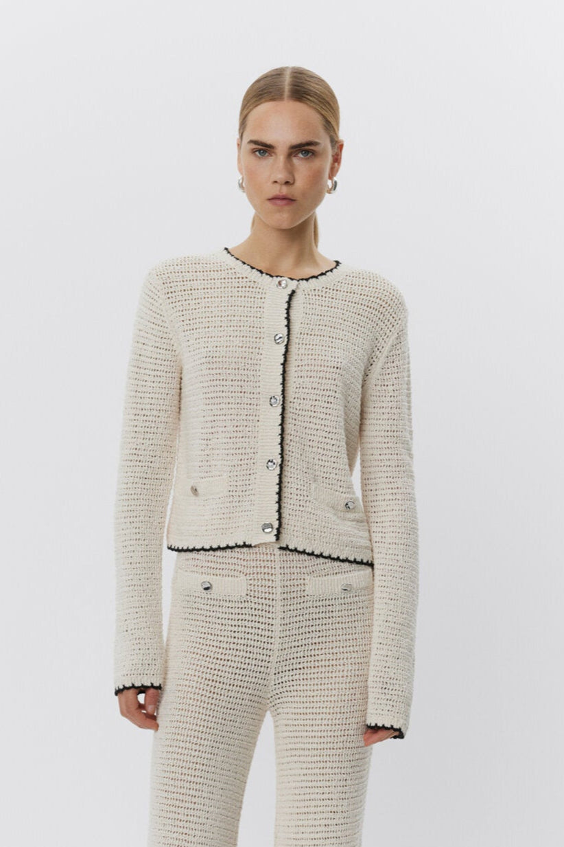 Turner strik cardigan - Jet Stream