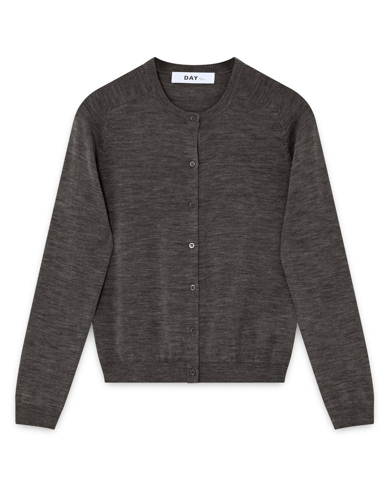 Daily Elements Luna cardigan - Expresso Melange
