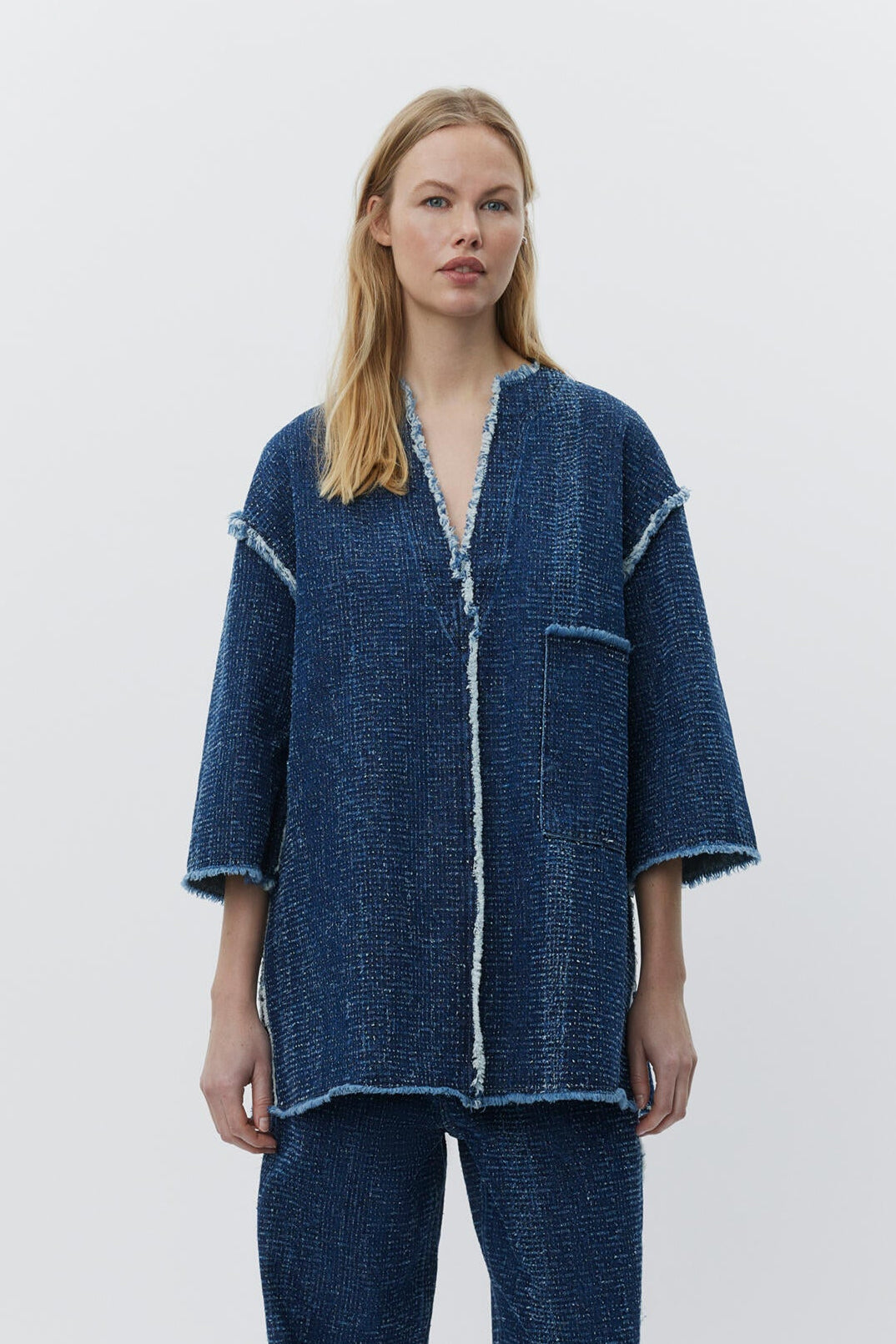 Katrin Punch denimskjorte - Peacoat