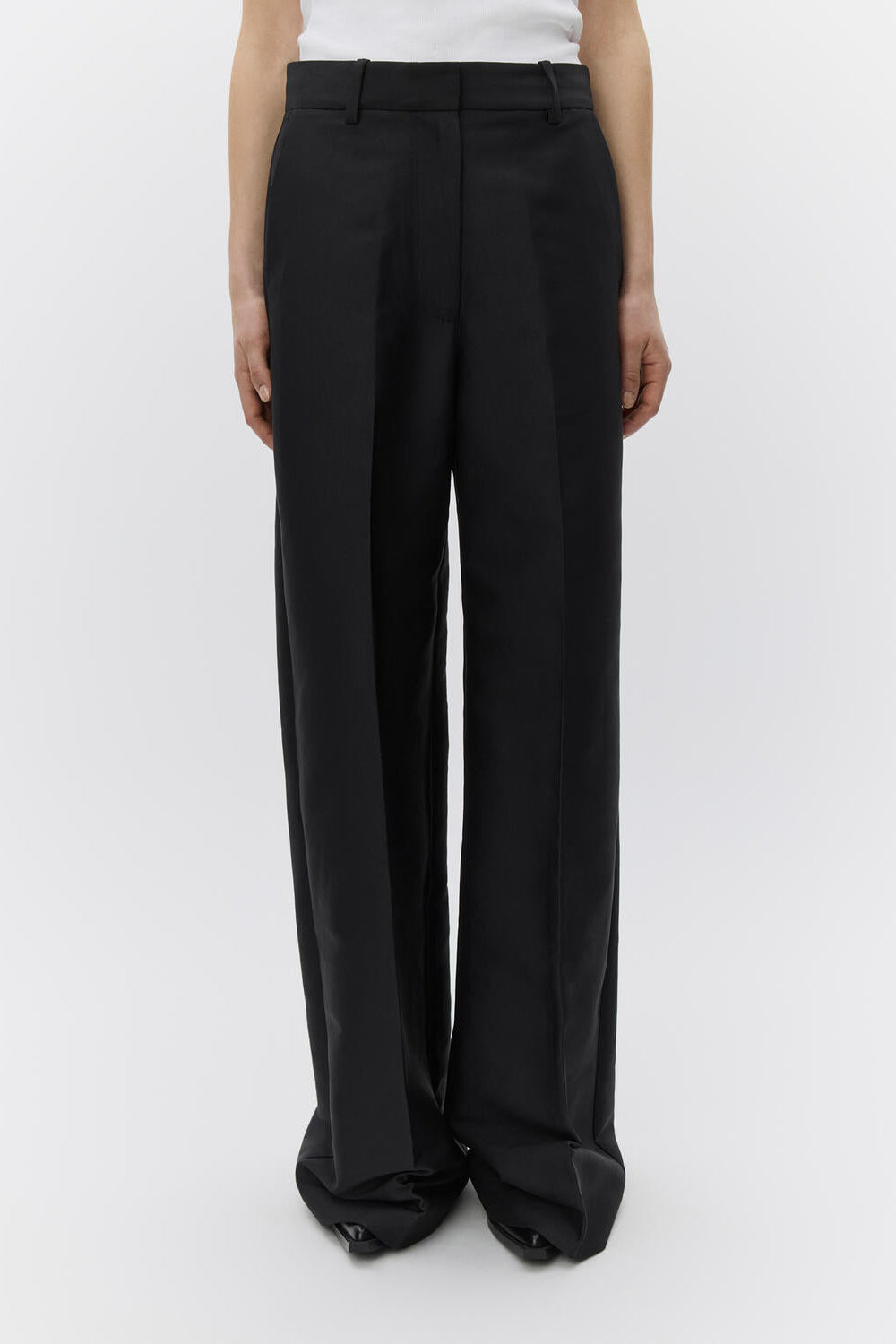 April Shiny habitbukser - sort