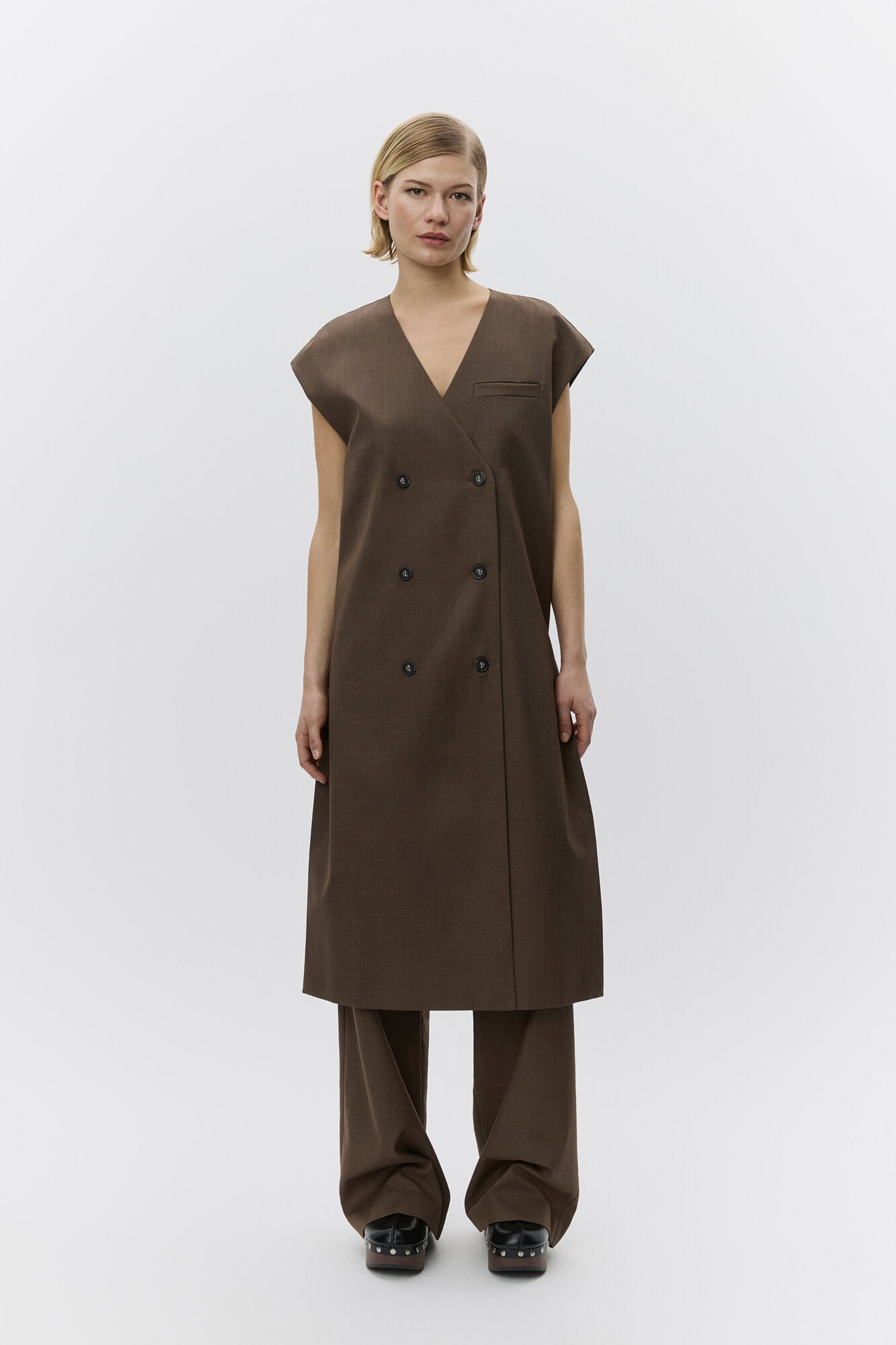 Rory Classic blazerkjole - Wren Melange