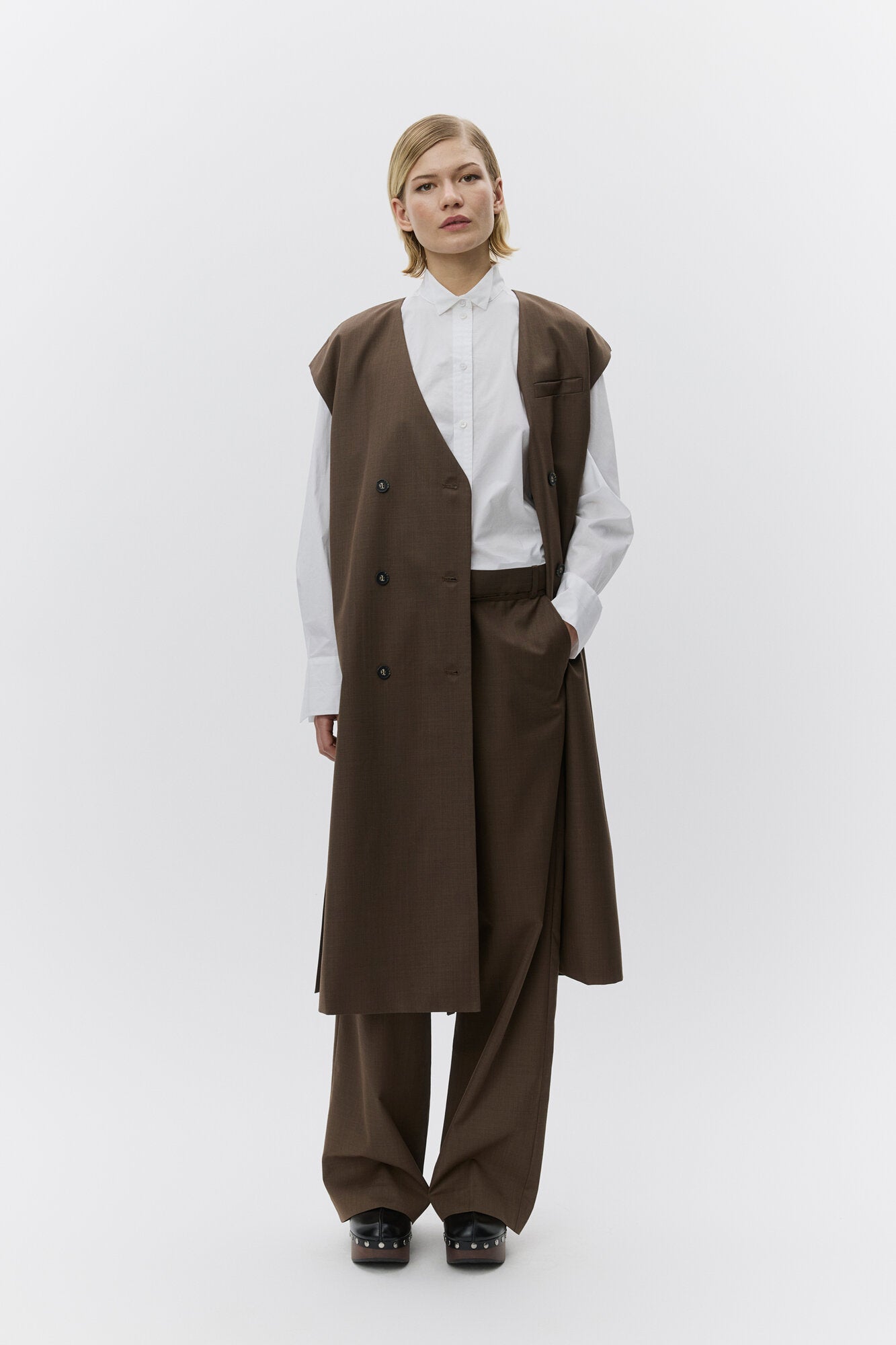 Rory Classic blazerkjole - Wren Melange