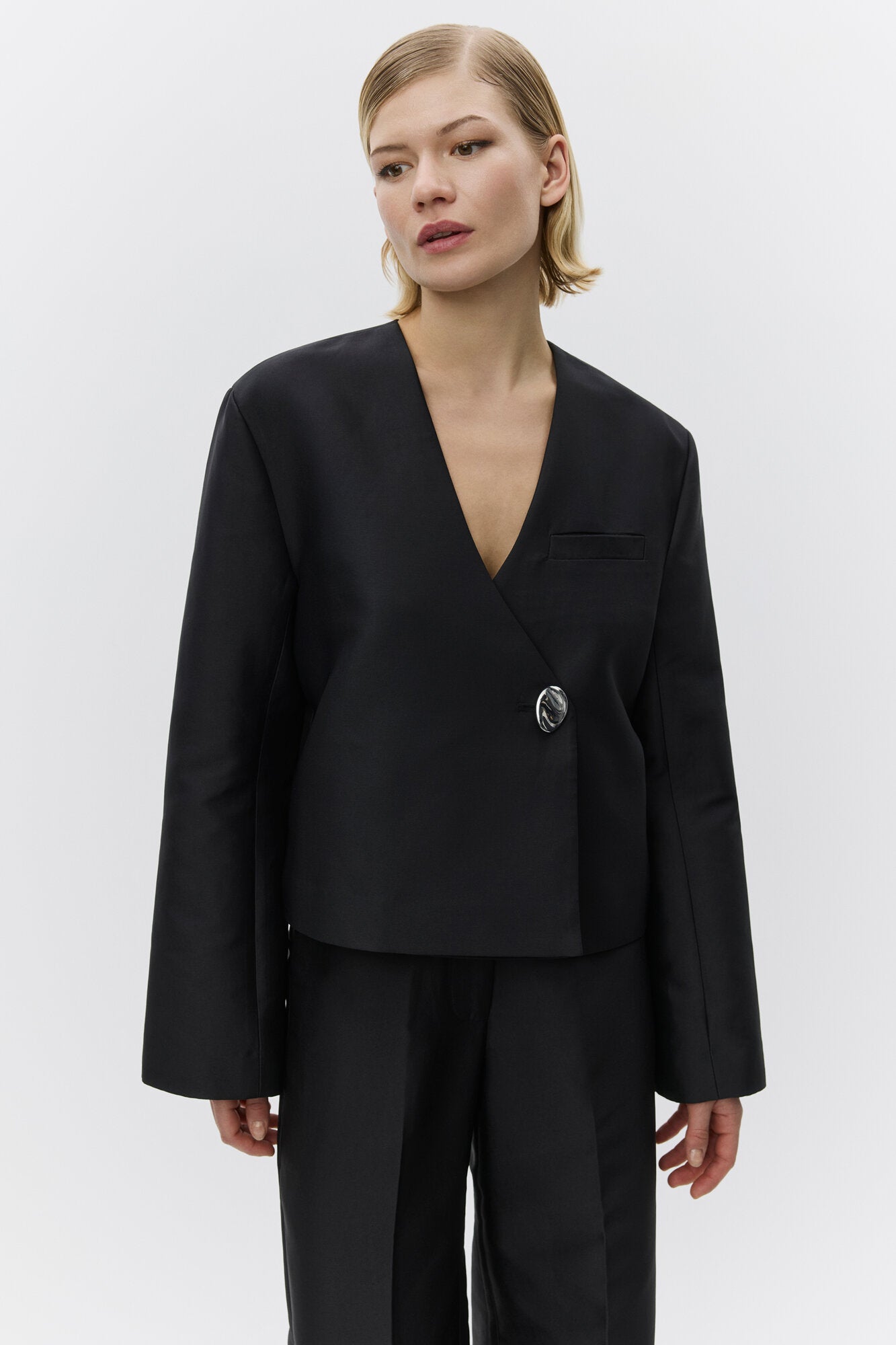 Sookie Shiny blazer - sort