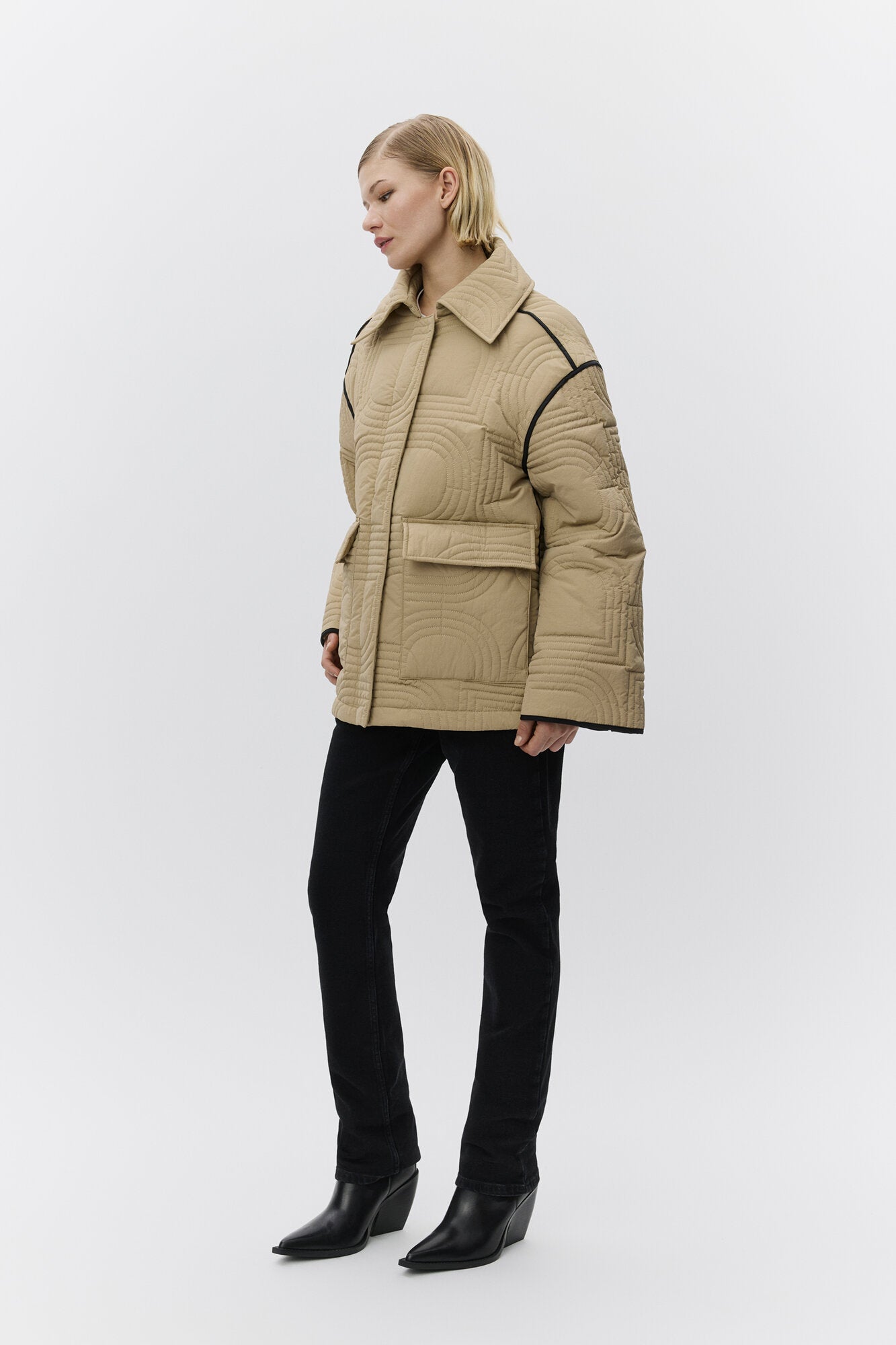 Merce Rhombus Quiltet jakke - Elmwood