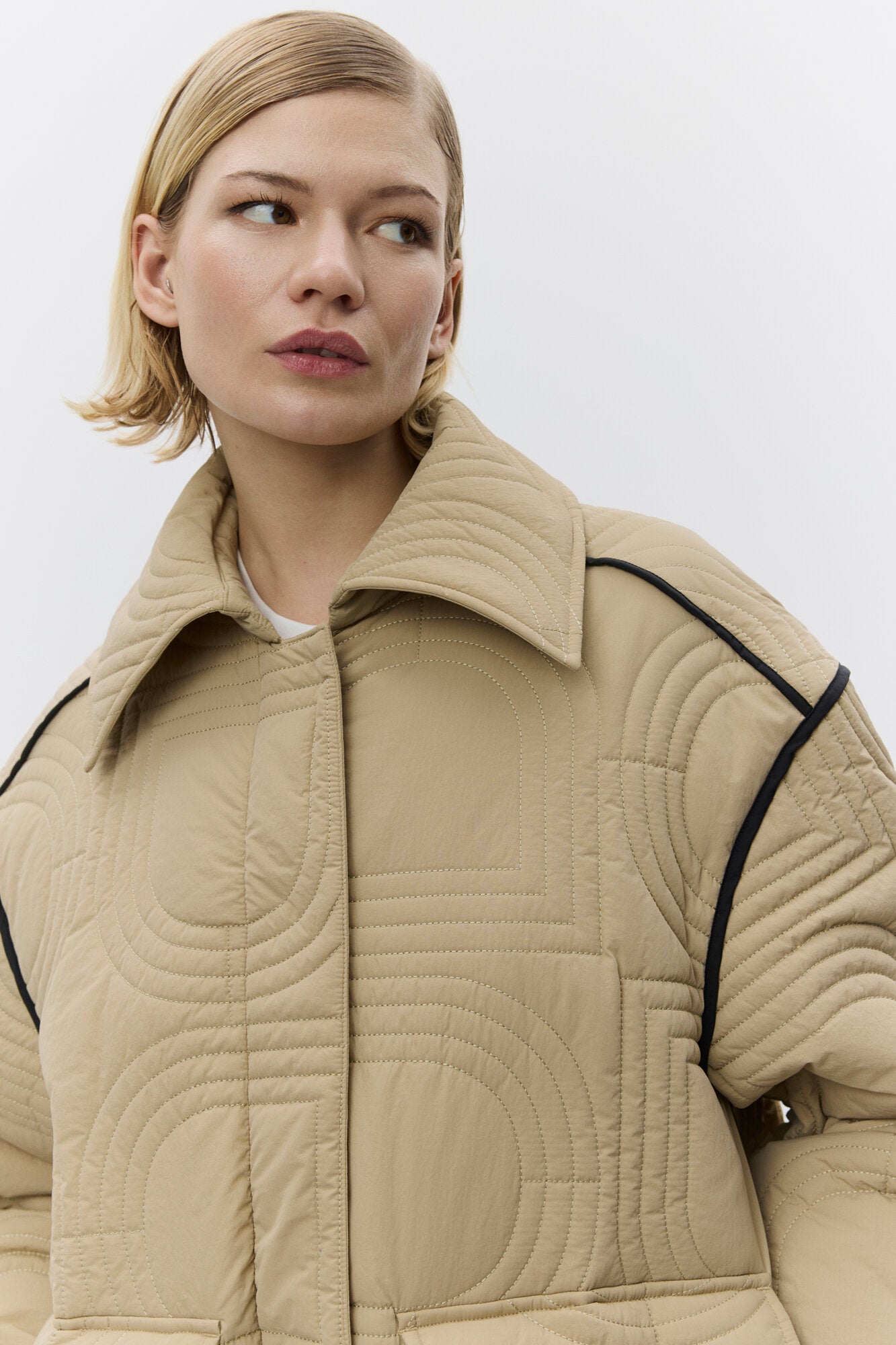 Merce Rhombus Quiltet jakke - Elmwood