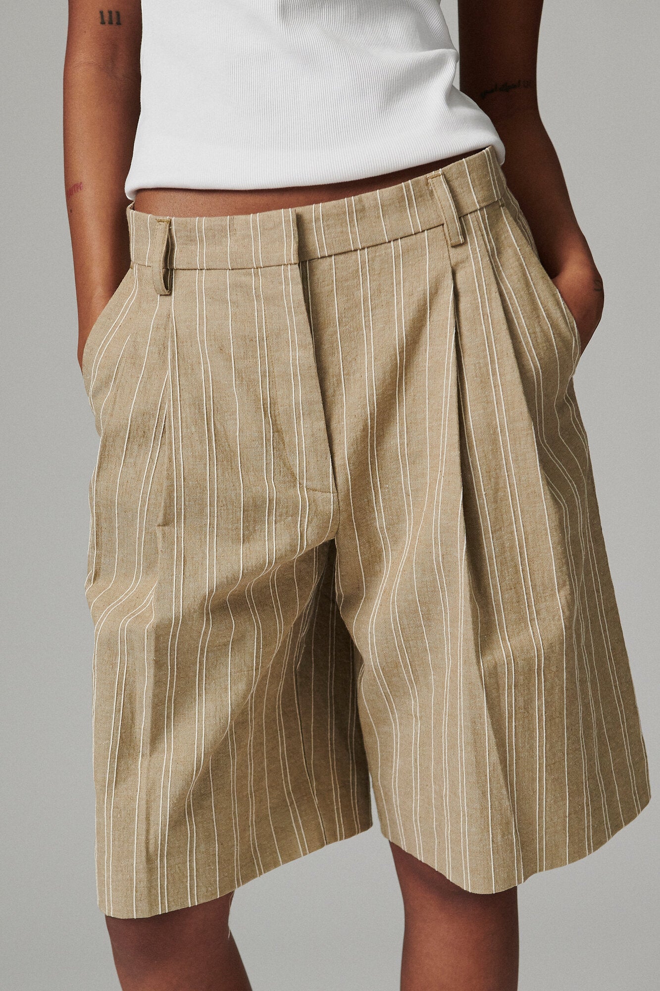 Gordon Linen Threads shorts - Tree House
