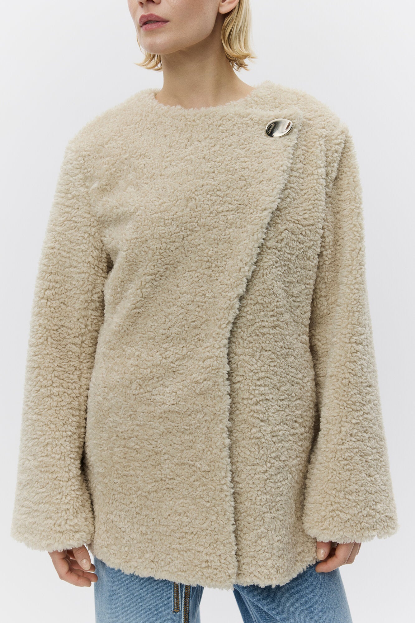 Palle Modern Fluff jakke - Pistacio Shell