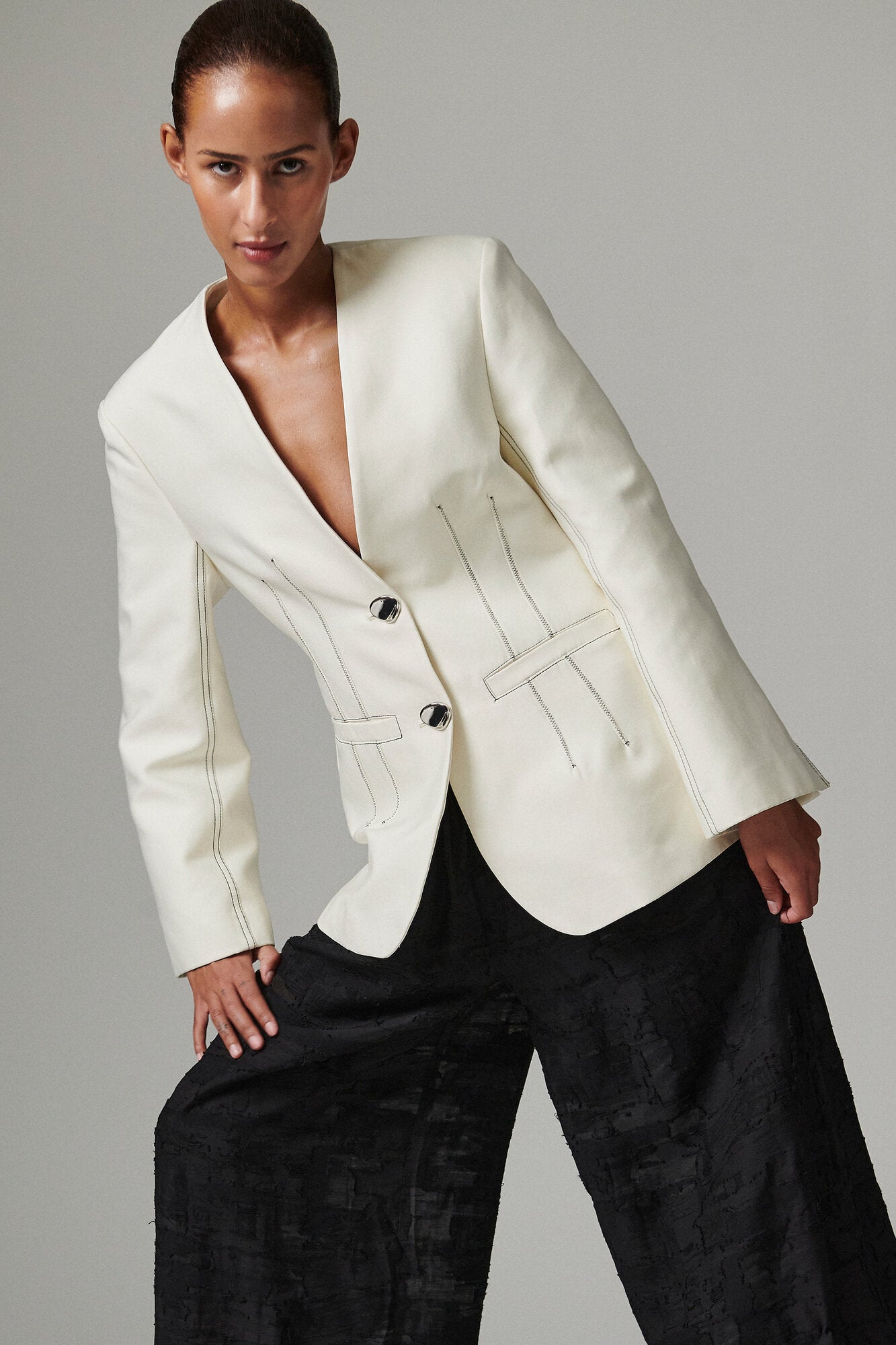Barbo Jacquard Torn bukser - sort