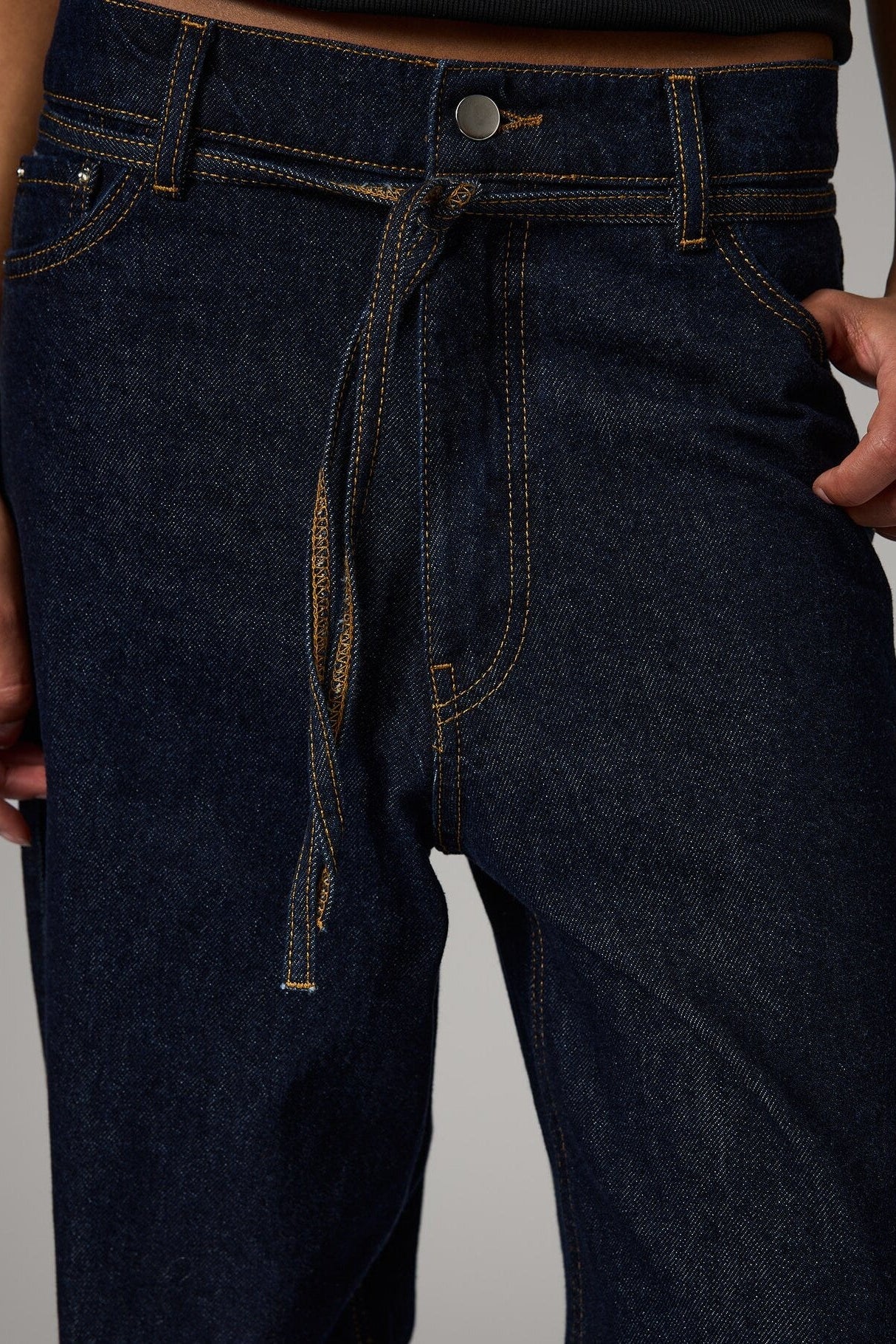 Elijah Vibrant Stretch jeans - Dark Blue Denim