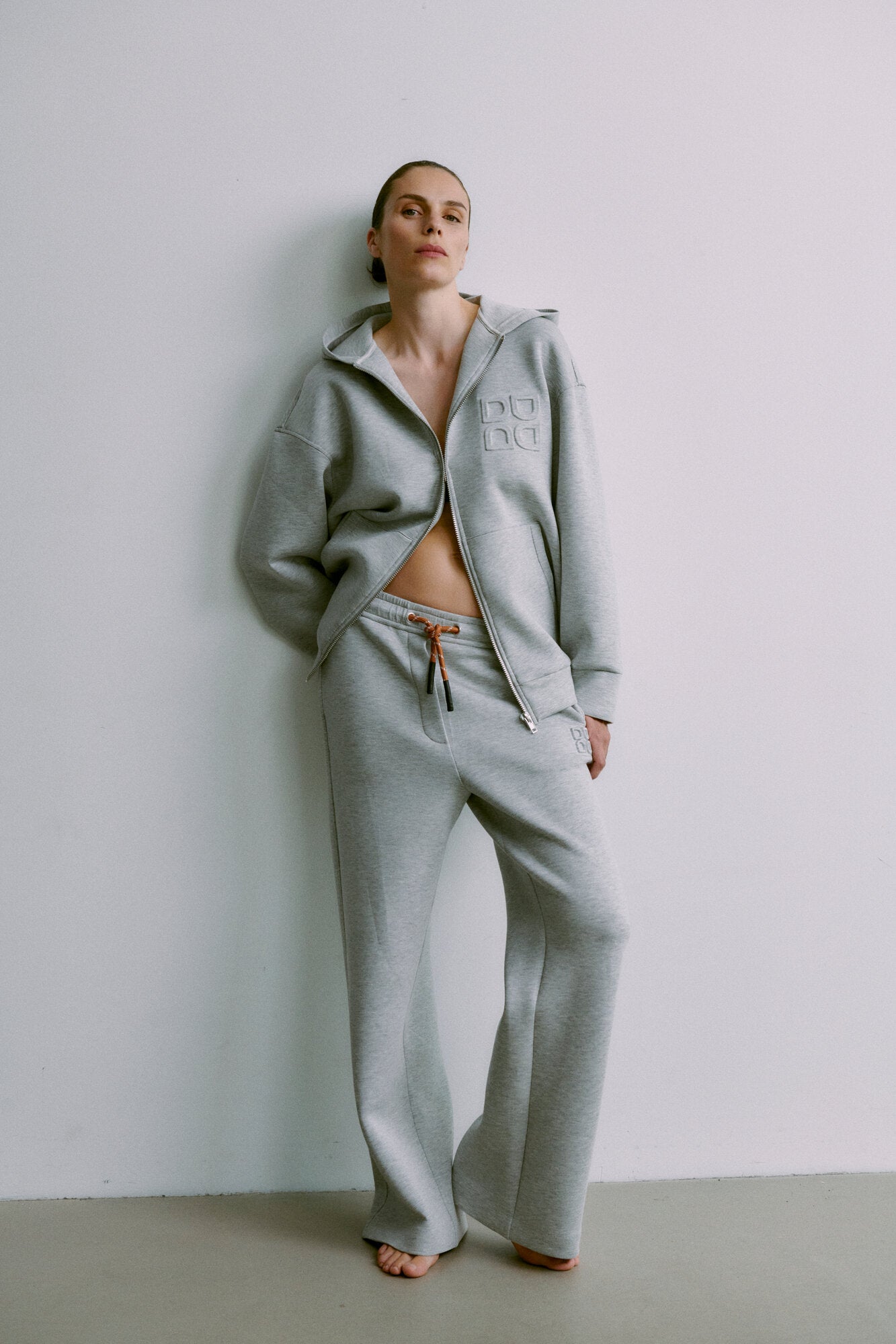 Daniela Scuba sweatpants - Grå