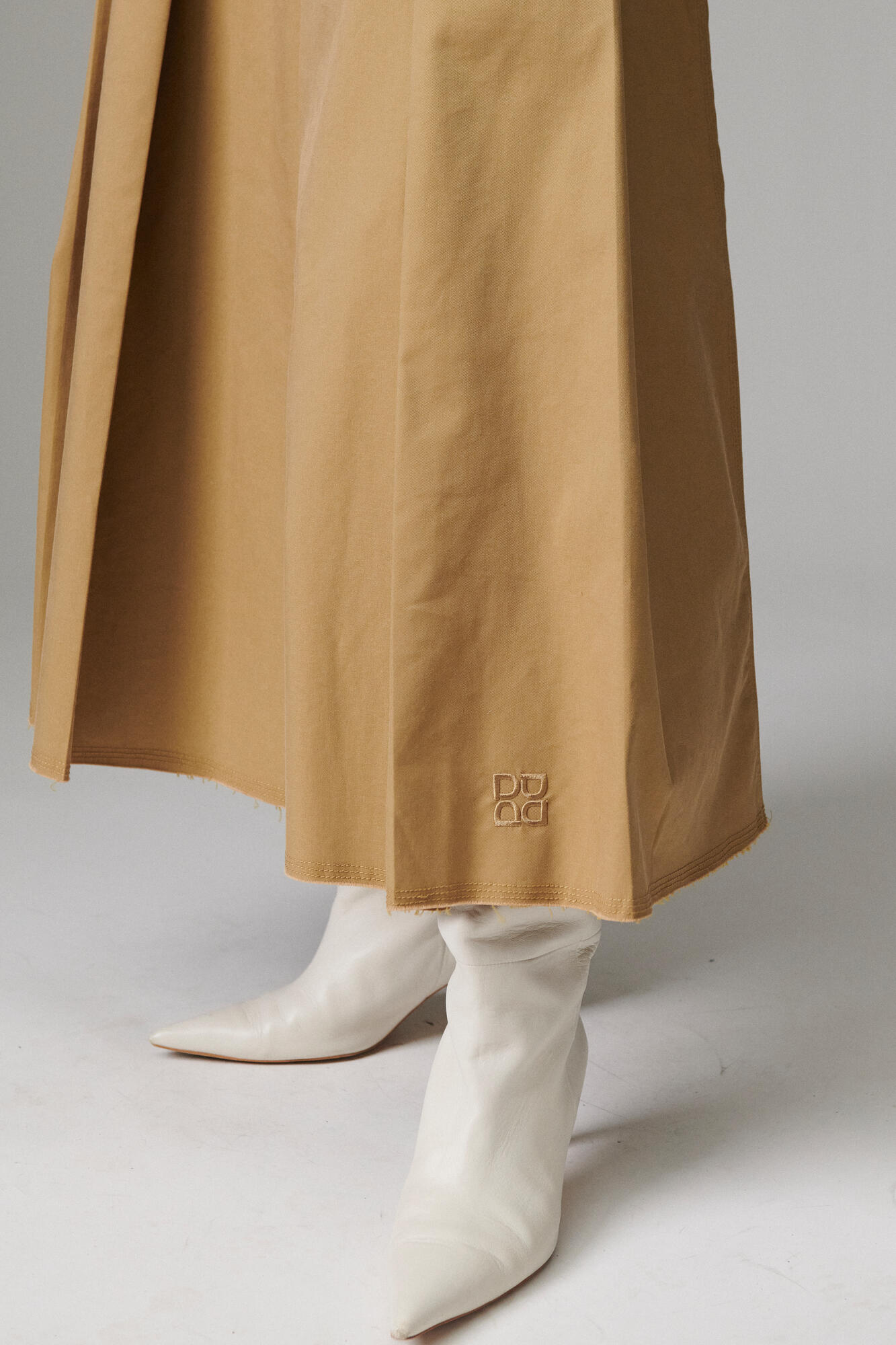 Robb Canvas Deluxe nederdel - 170836 ECRU OLIVE