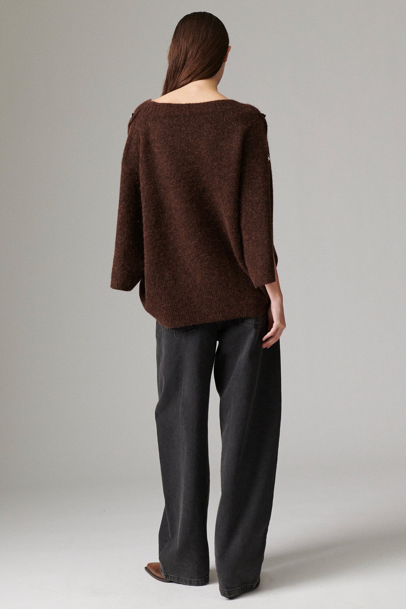 Kamma Cozy Days striktrøje - 500184 COFFEE BEAN MELANGE