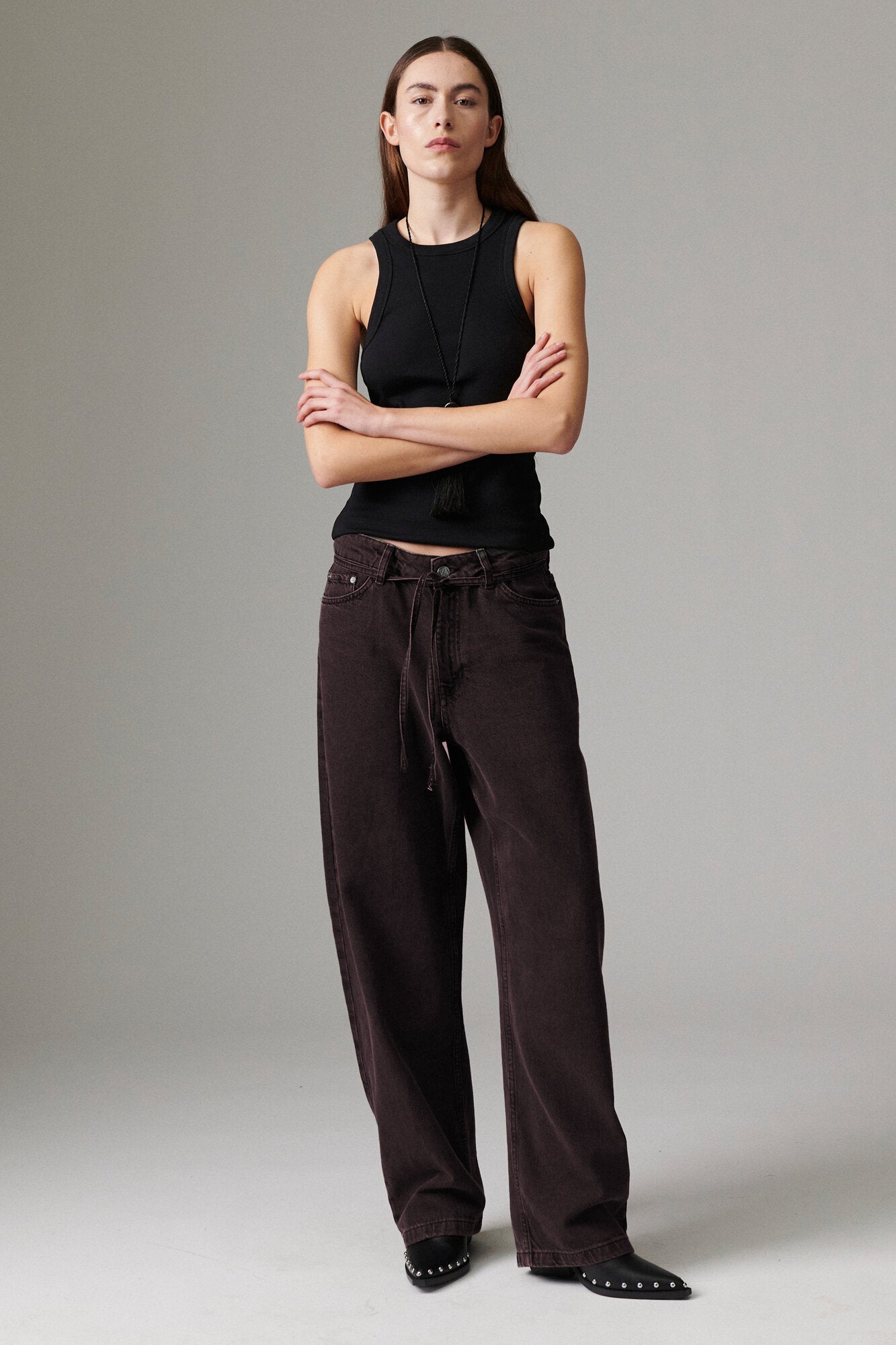 Blaire jeans - Coffee Bean
