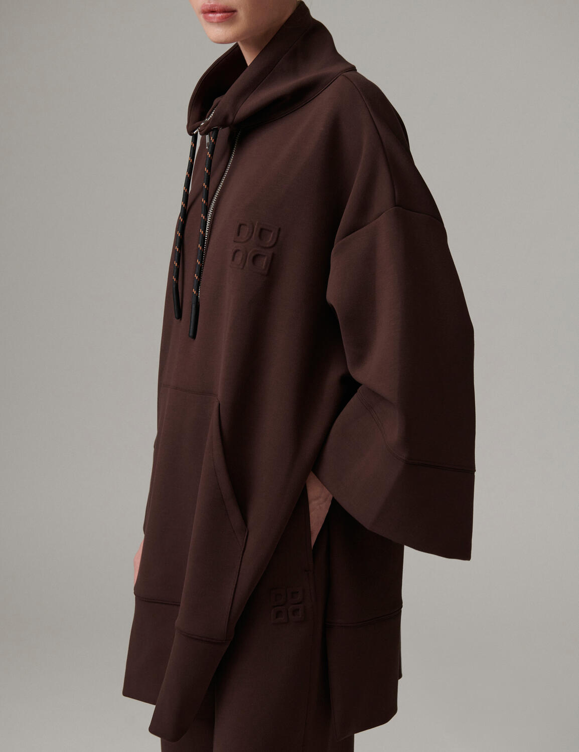 Perry Scuba hoodie – Coffee Bean
