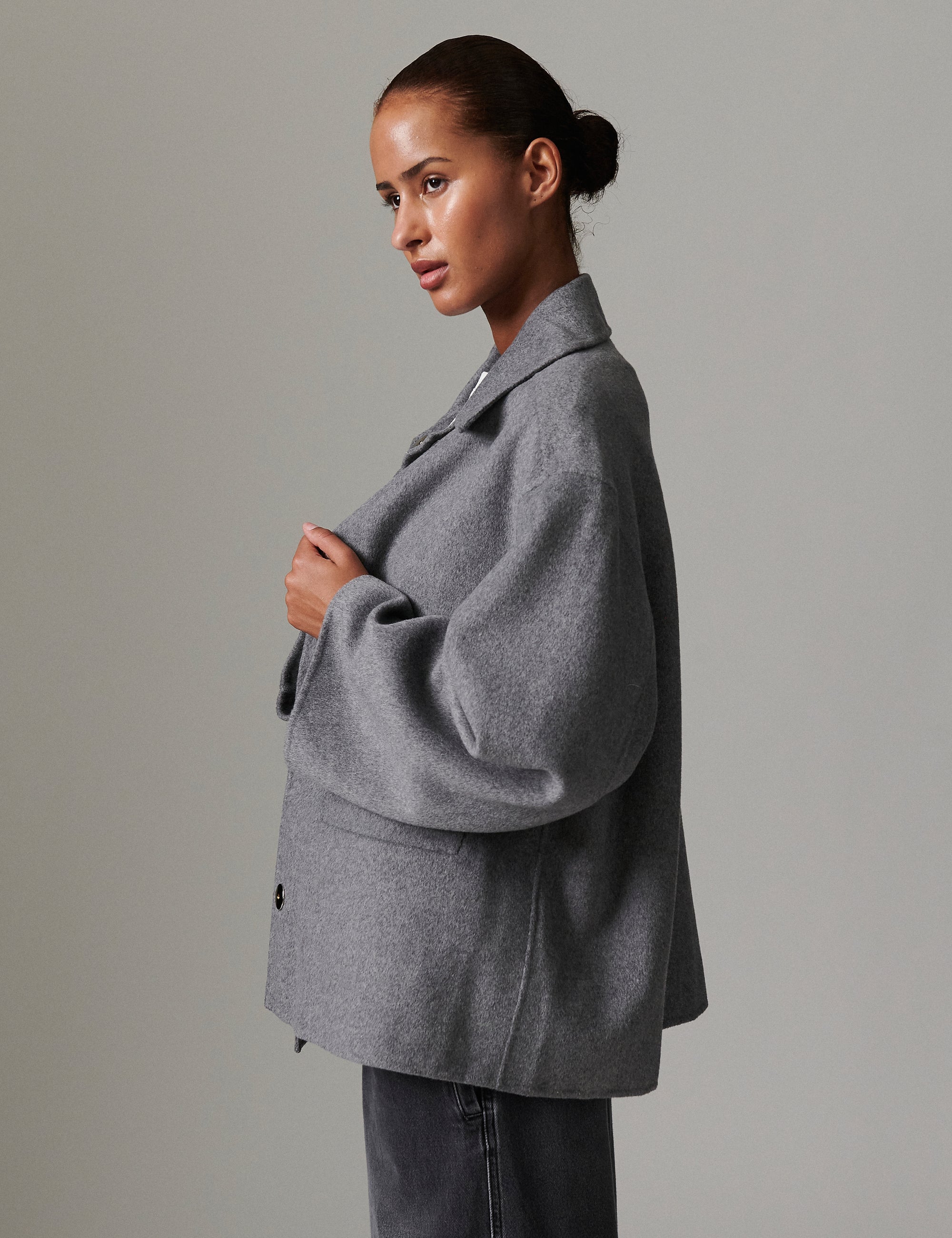 Matteo jakke - Medium Grey Melange