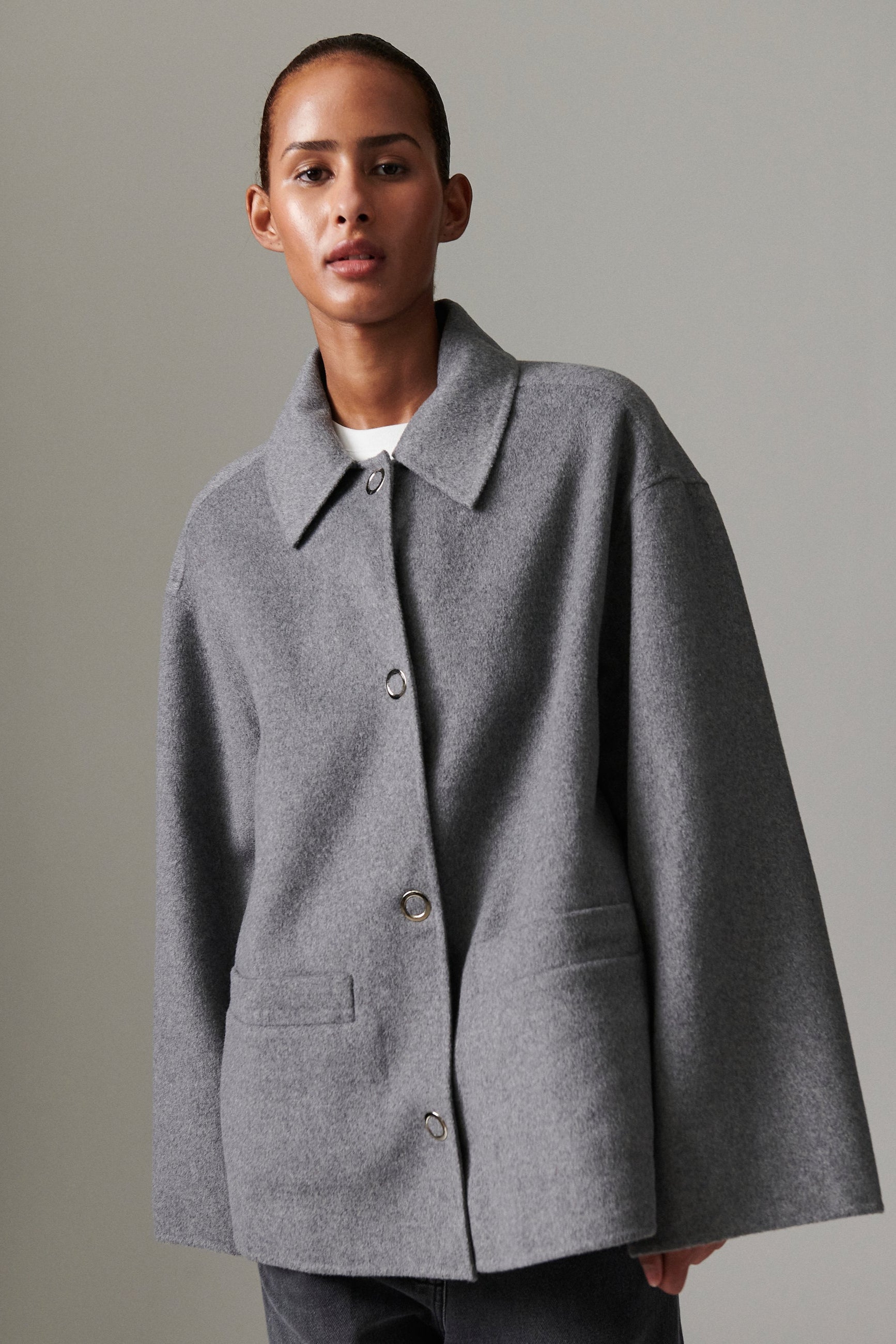 Matteo jakke - Medium Grey Melange