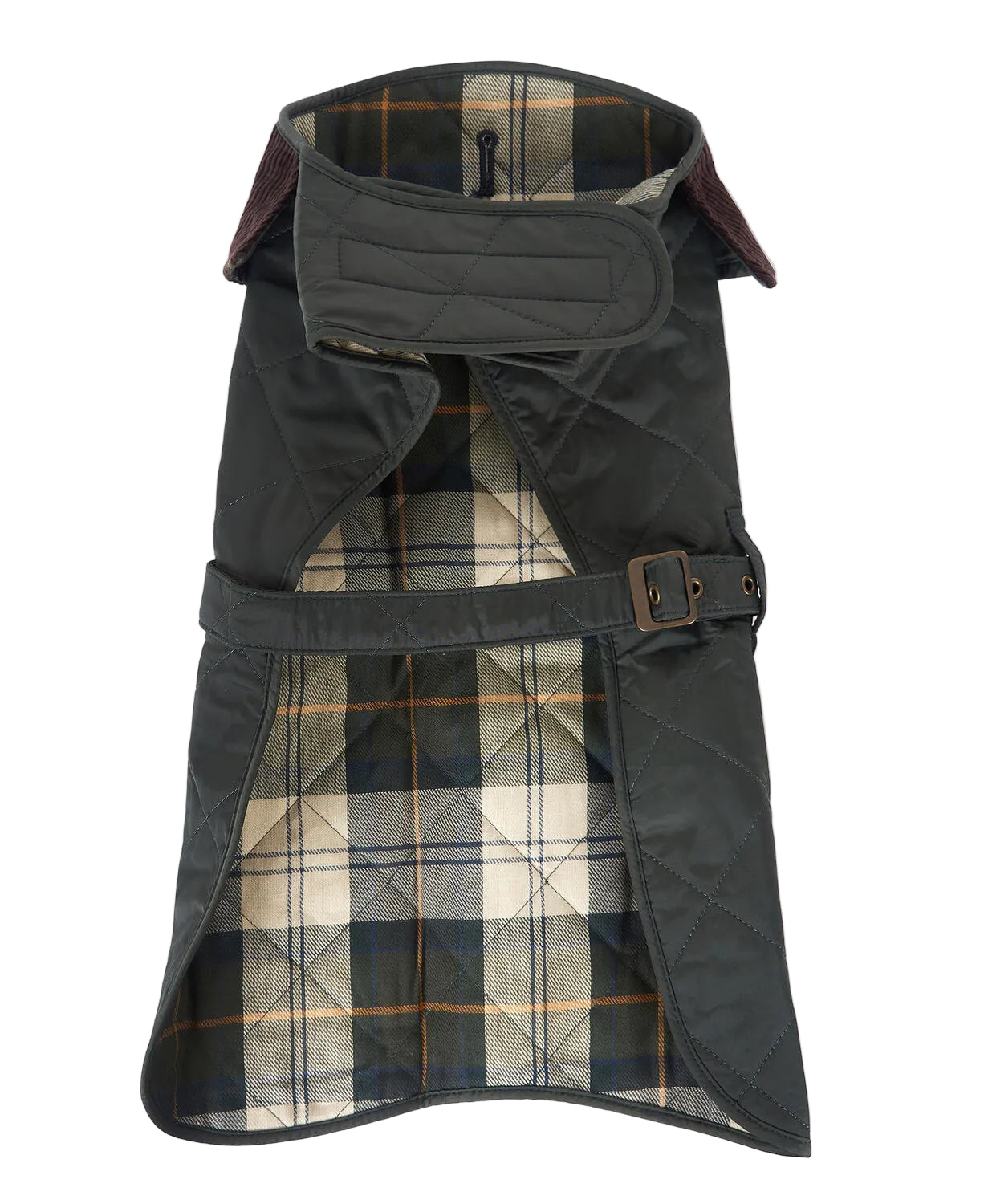 Quilted hundedækken – Oliven