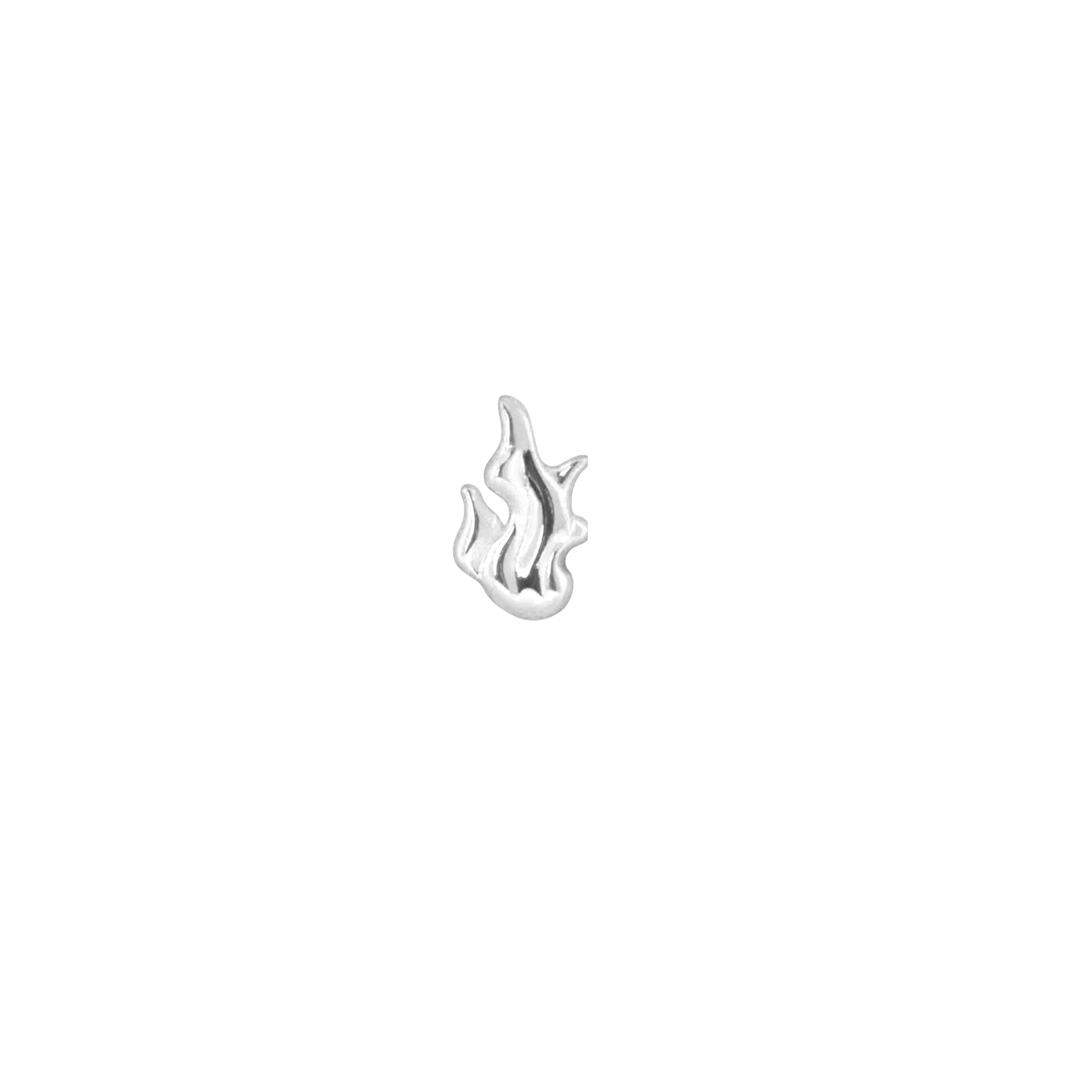 Ild ørering - sølv