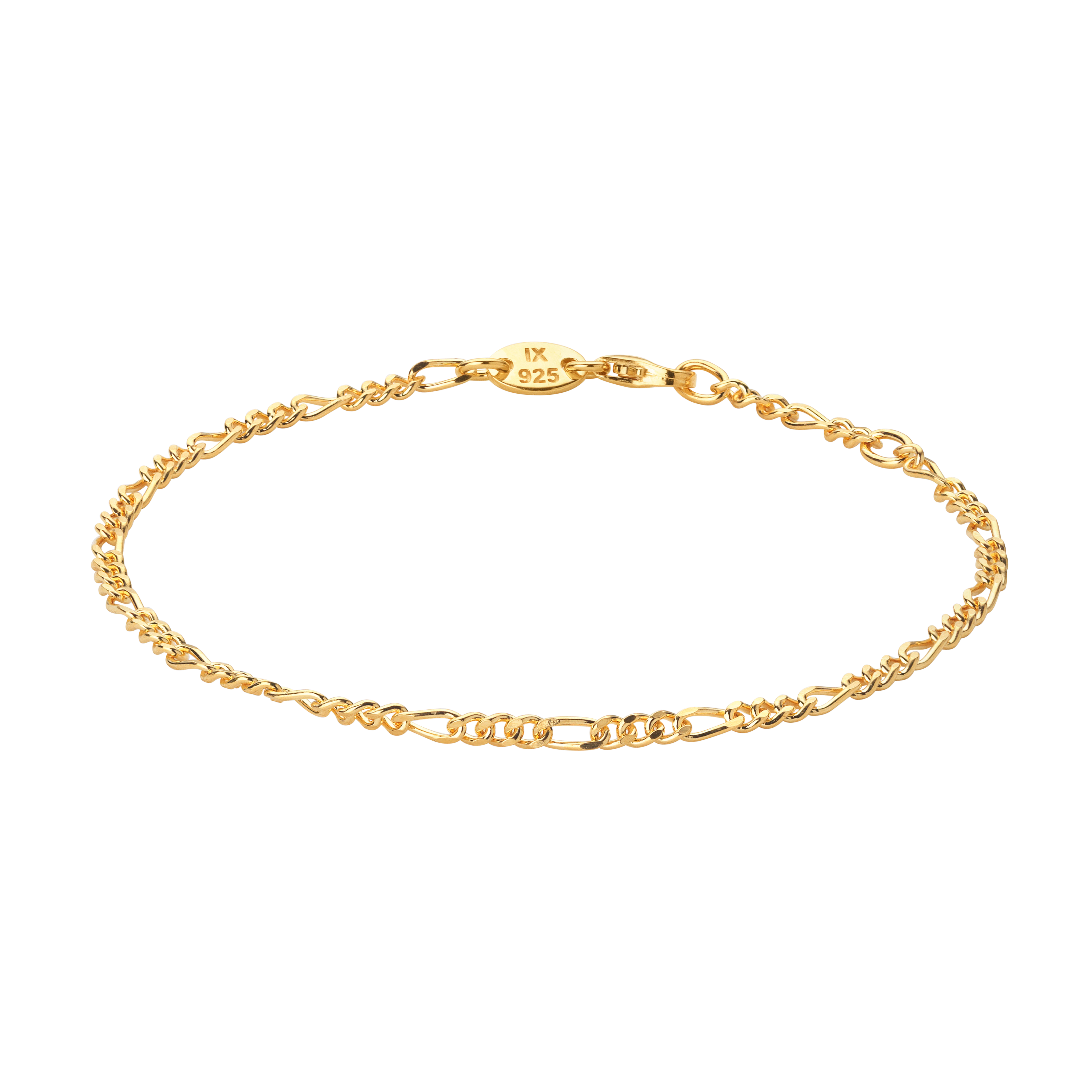 Figaro armbånd - forgyldt