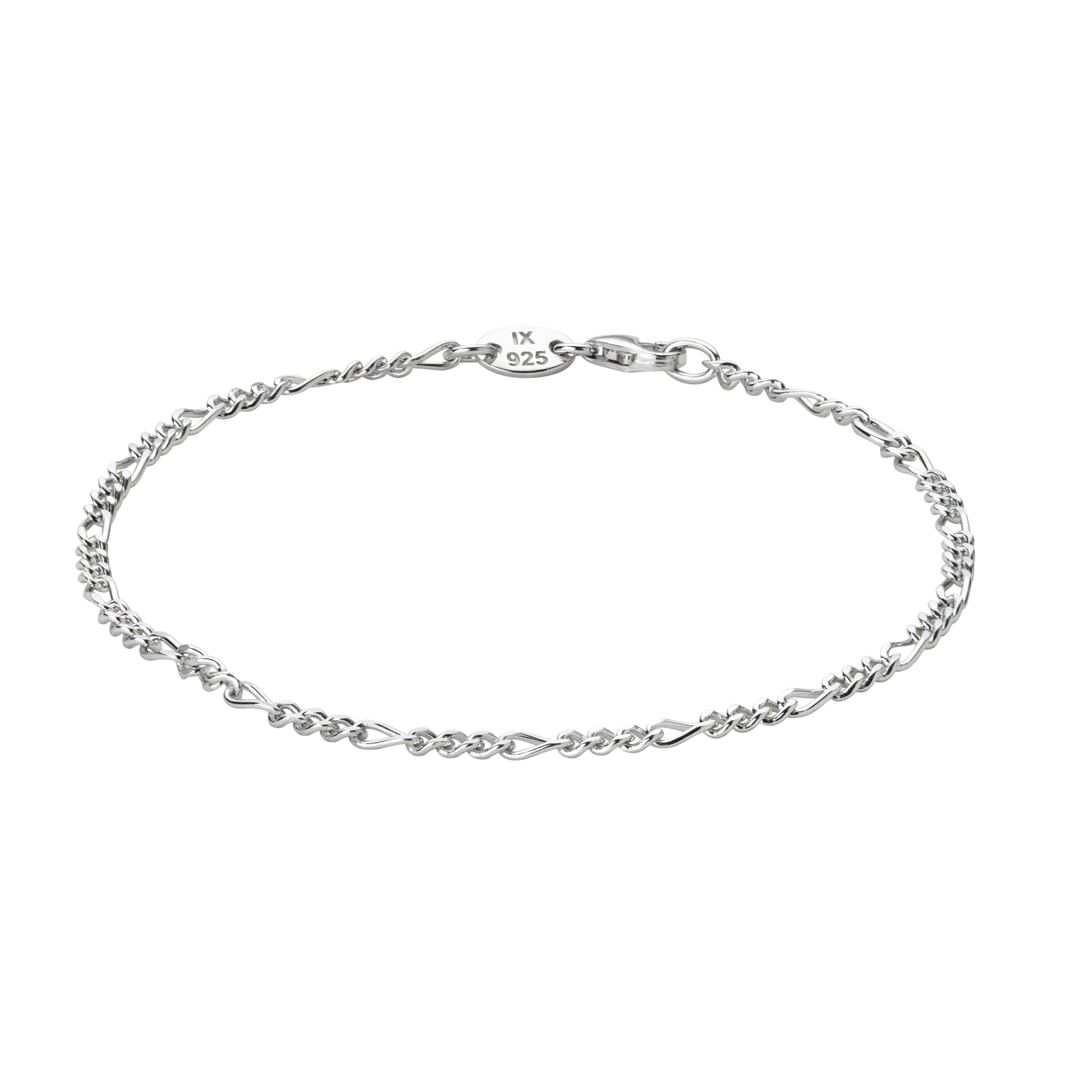 Figaro armbånd - sølv