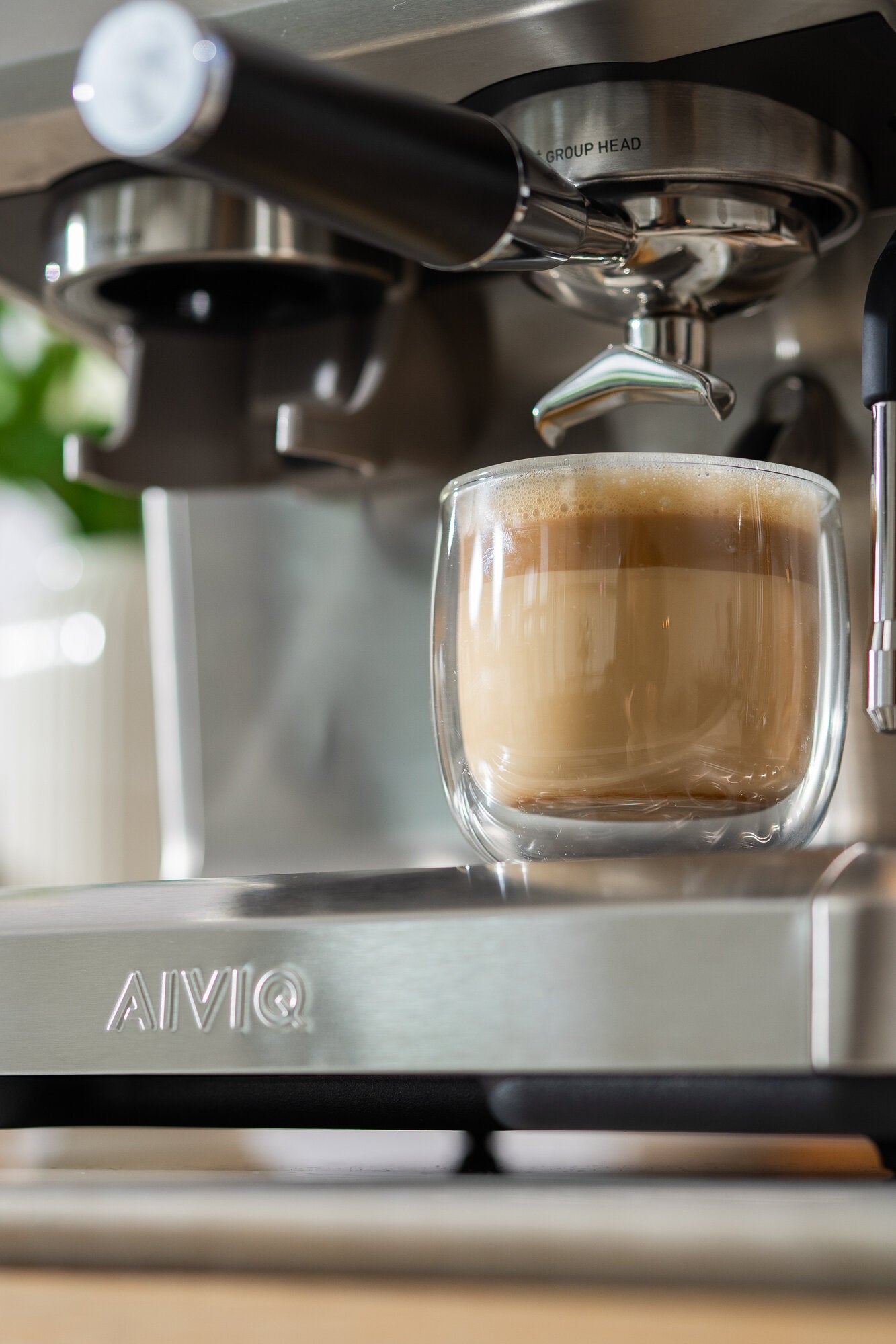 Aspire Advanced espressomaskine - sølvfarvet