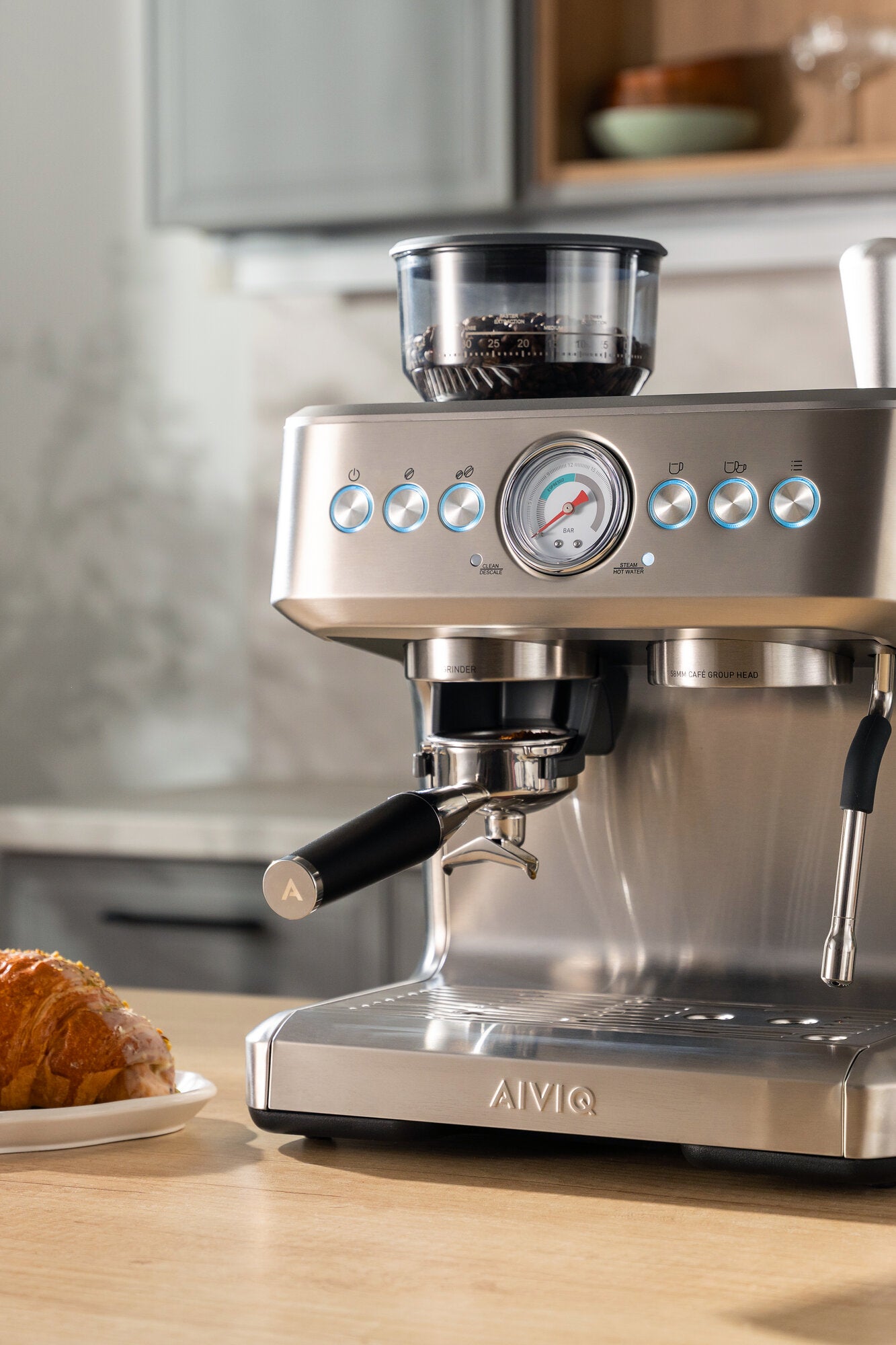 Aspire Core espressomaskine - sølvfarvet