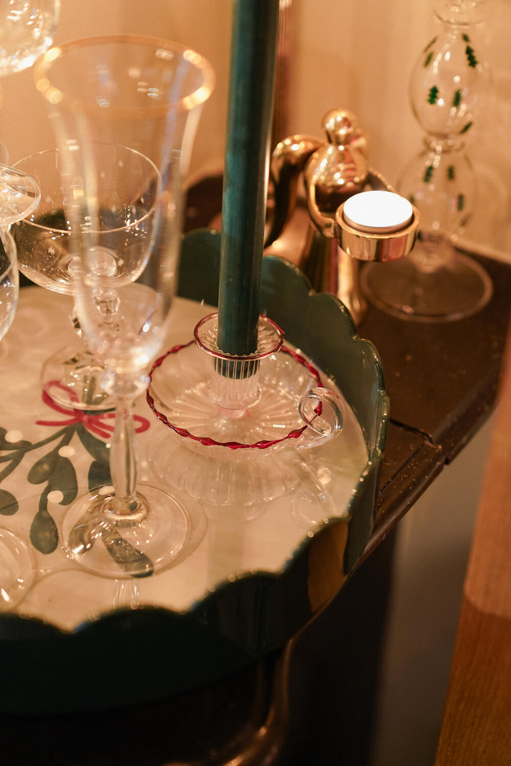 Last Christmas lysestage - Maroon