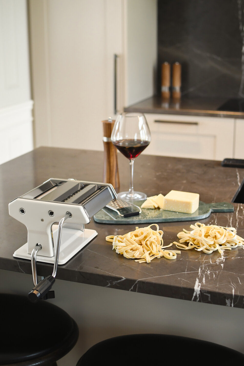 Pastamaskine, hvid - 20,5x14 cm