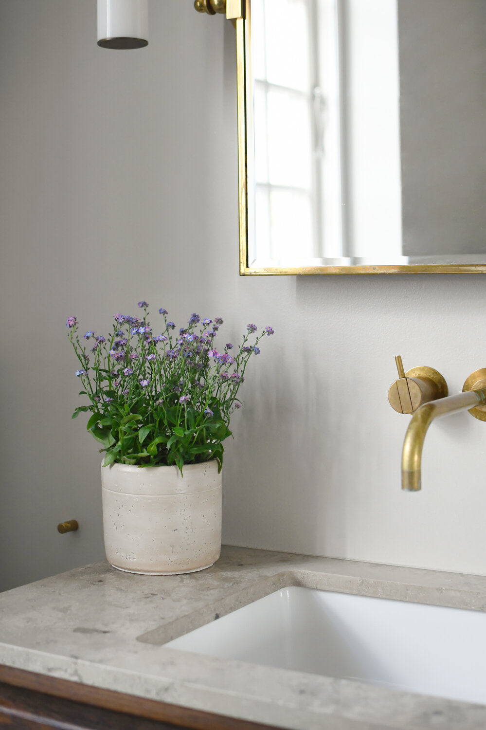 Urtepotteskjuler lille, beige - D13,5cm