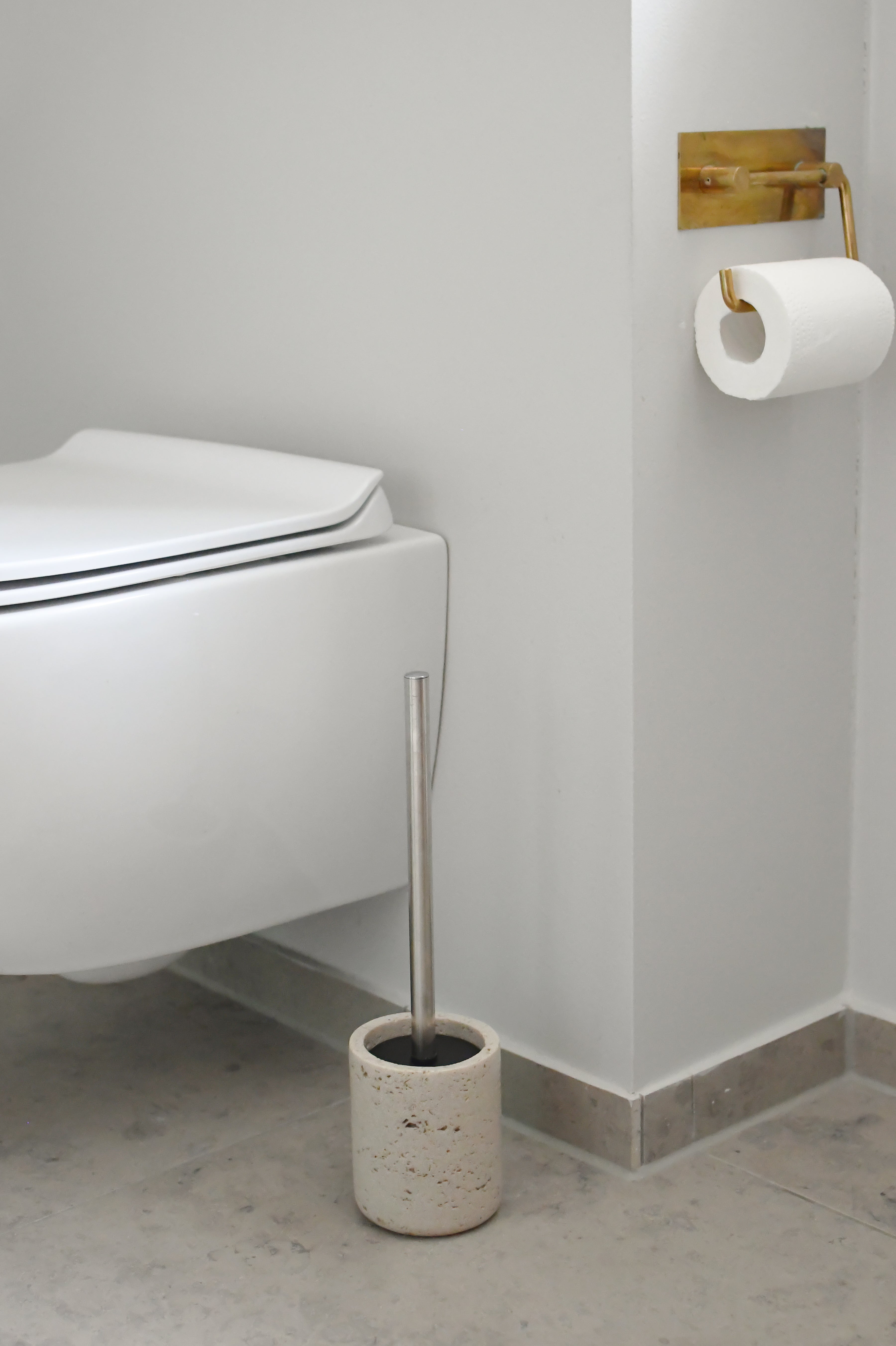 Toiletbørste - Beige