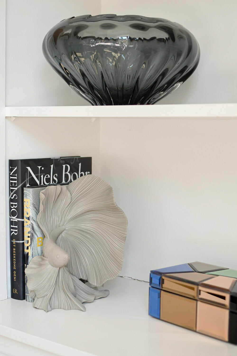 Wave skål, grå - Ø30 cm