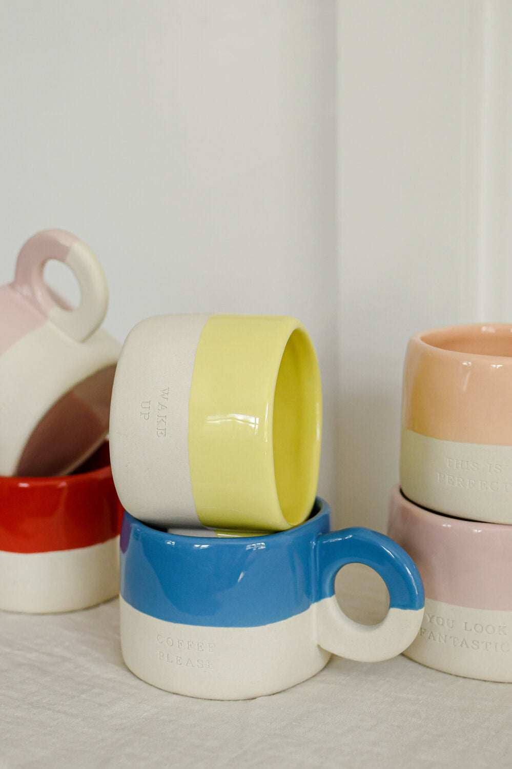 Wake up krus, gul - 300ml