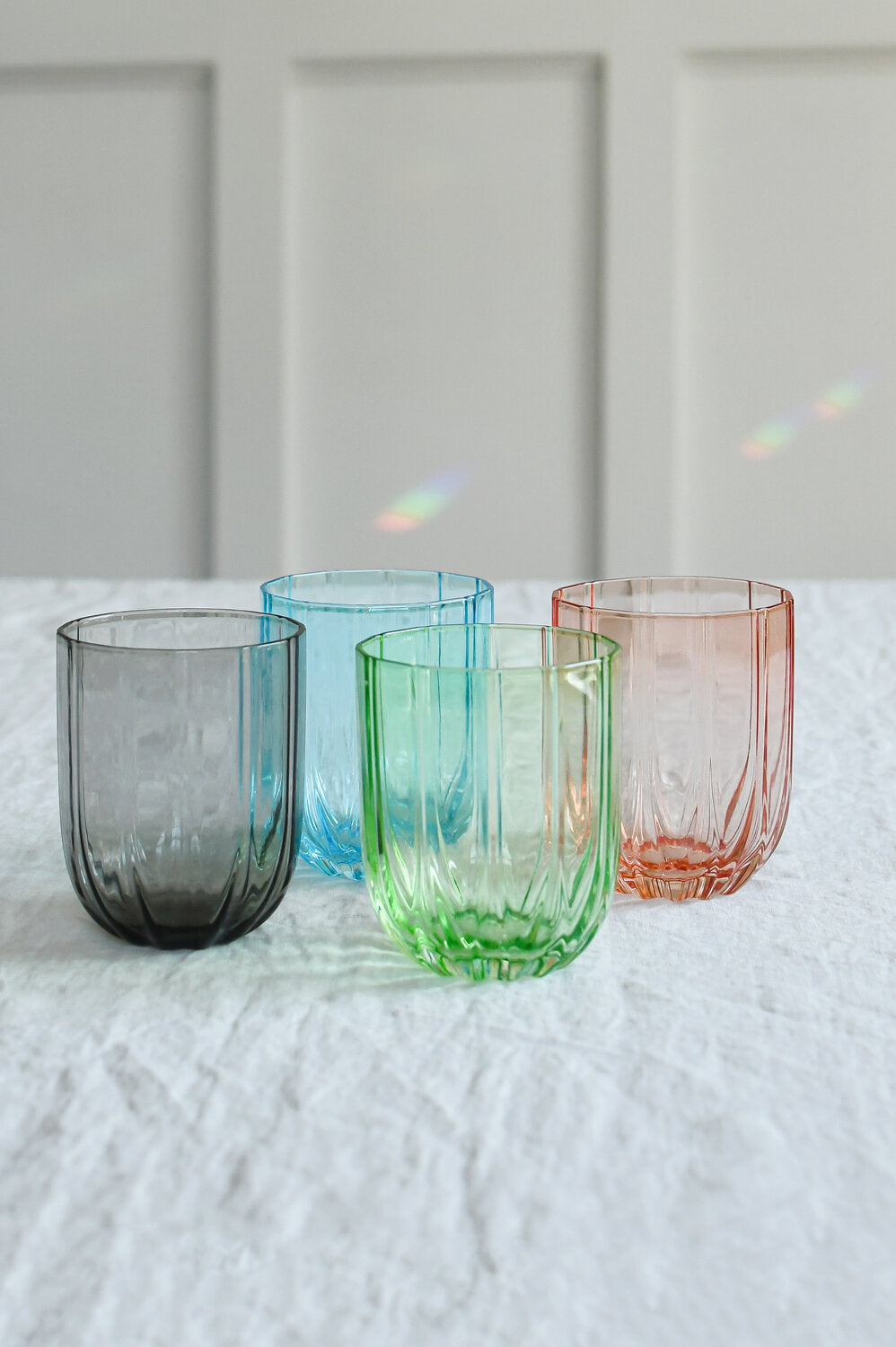 Drikkeglas, 2 stk. - Grå