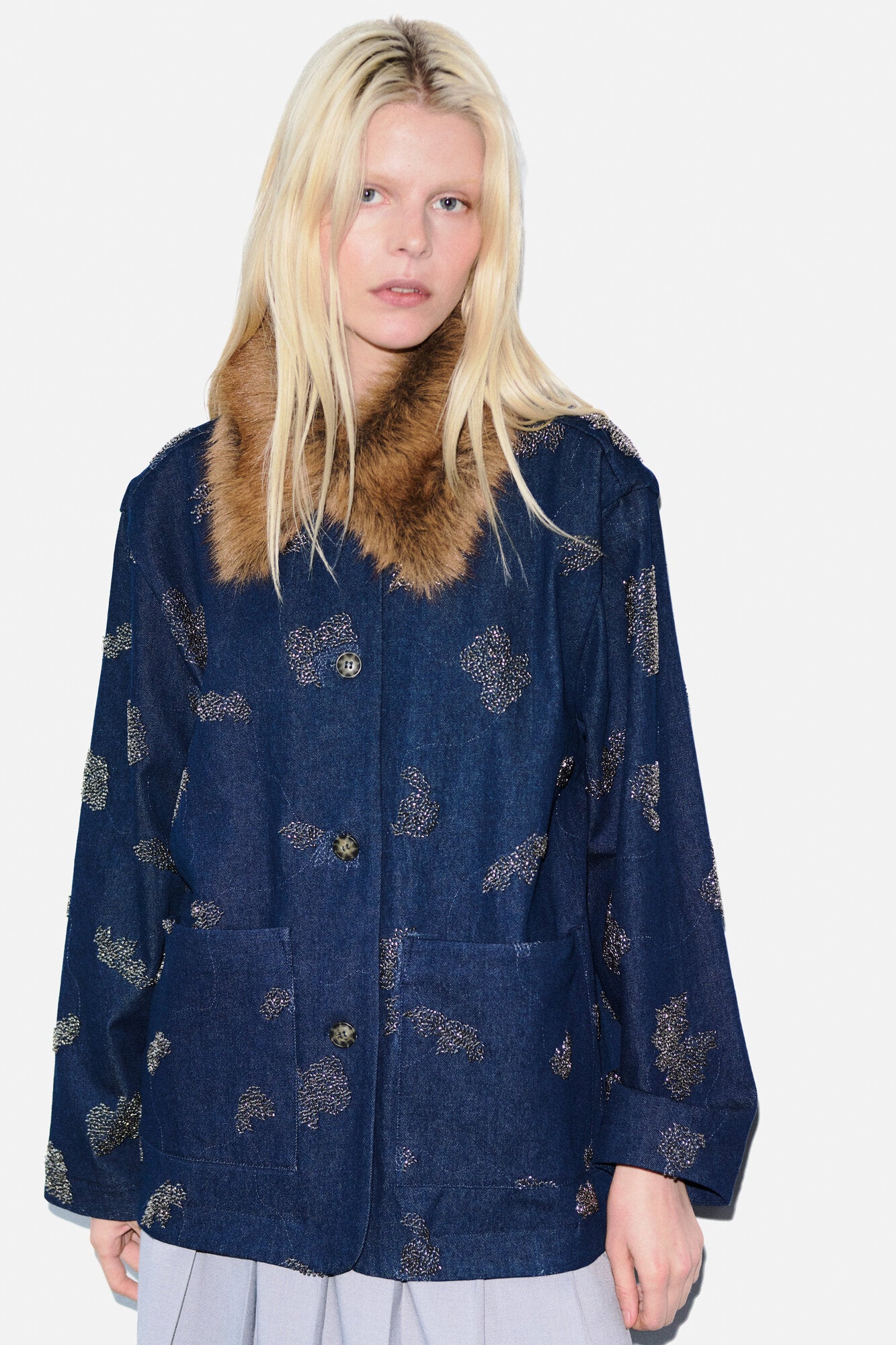 Vichola jakke - 46 Navy