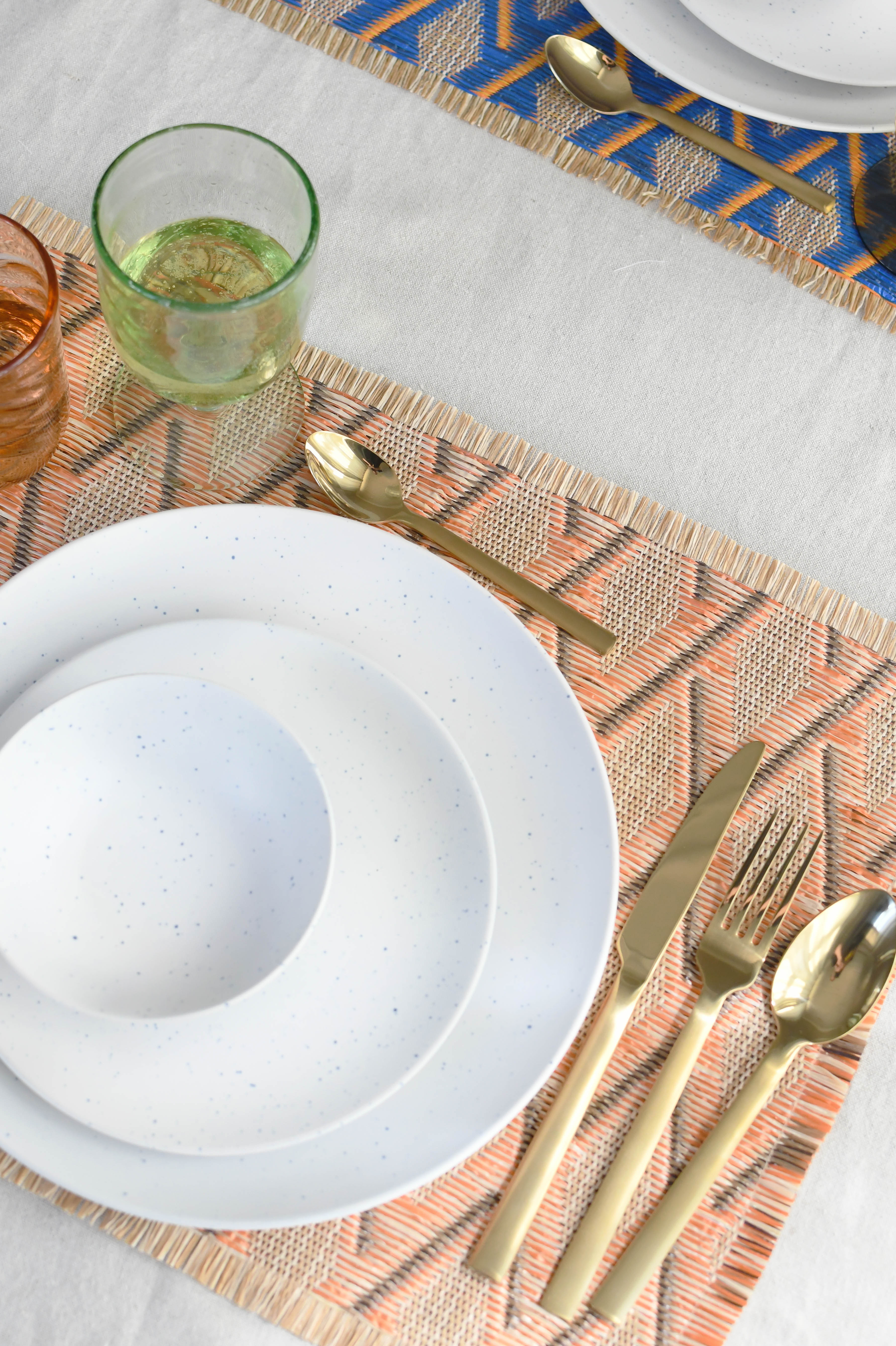 Splash tallerken, hvid - Ø27cm.