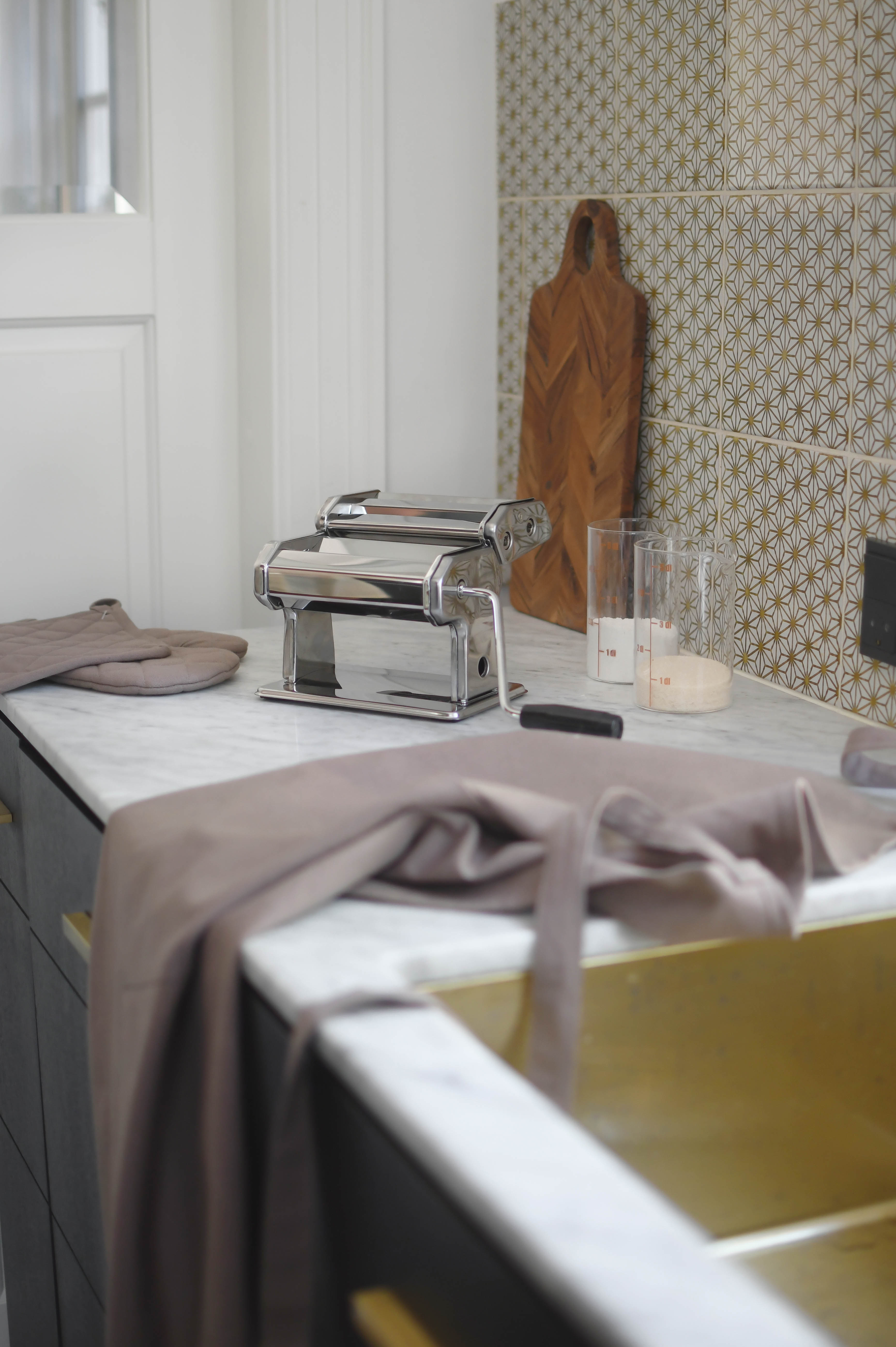 Målebæger, klar/orange - 5 dl.