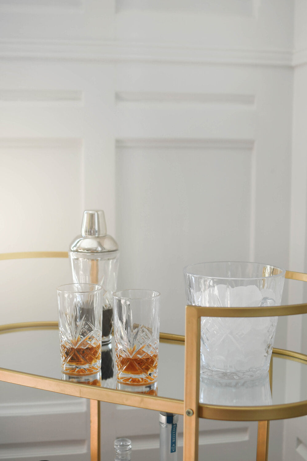 Dublin cocktail shaker, krystal - H25,5 cm.