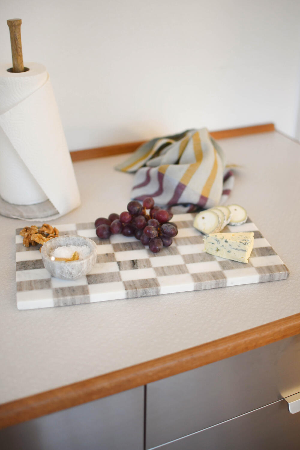 Ternet Marmor skærebræt - L39 cm