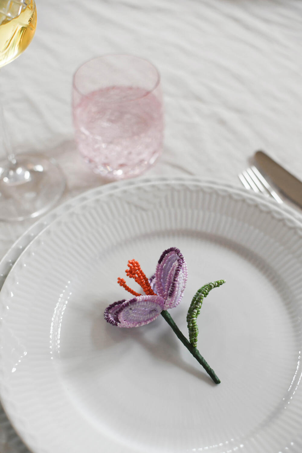 Krokus perleblomst - lilla/grøn