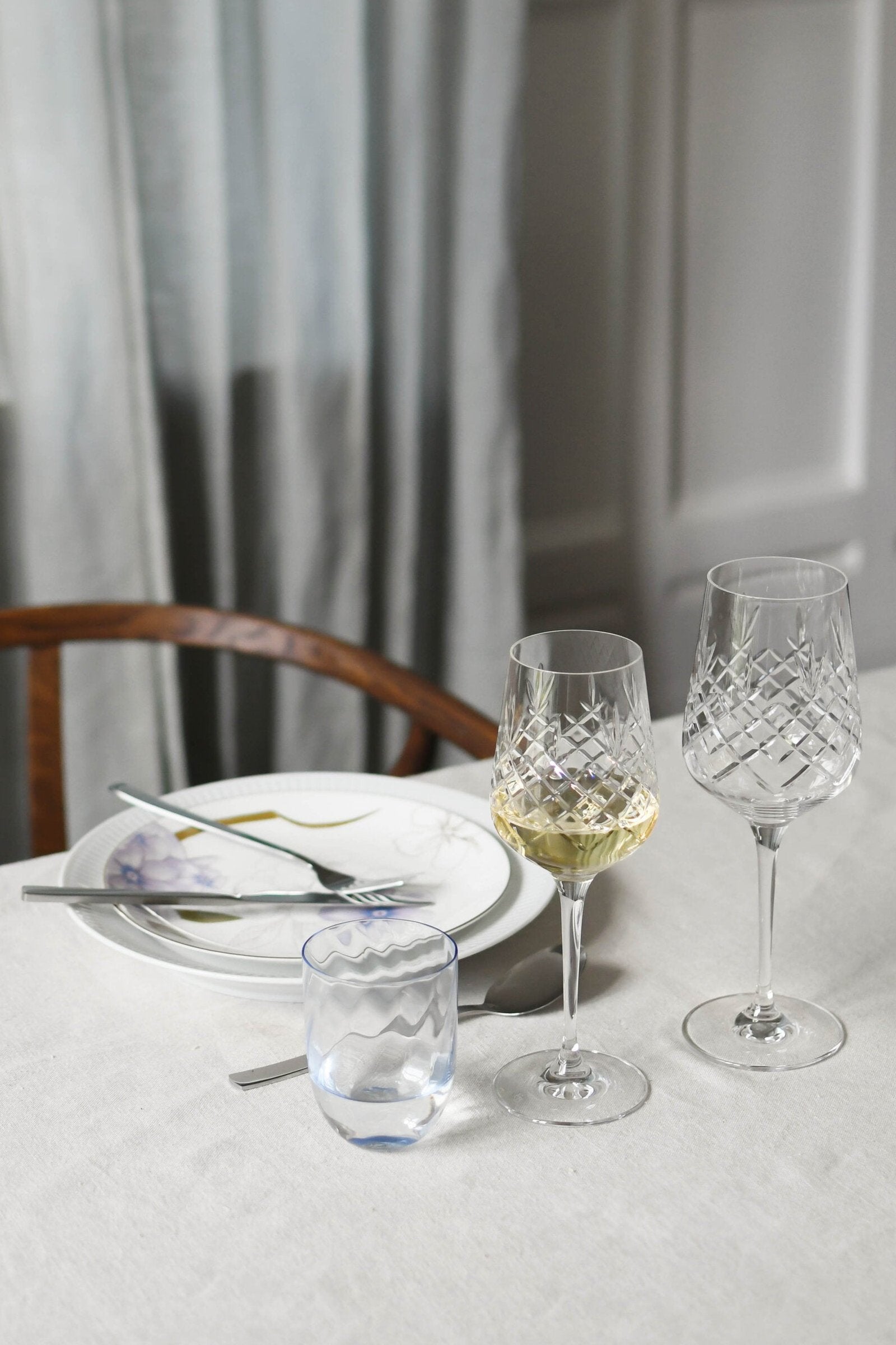 Crispy Madame hvidvinsglas, klar, 2 stk - 35 cl