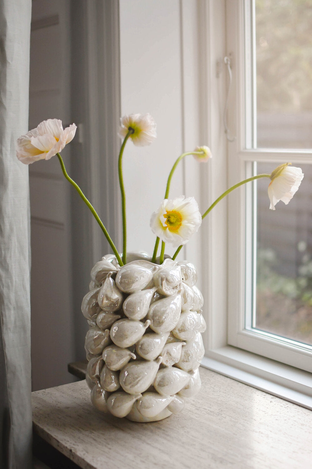 Figen vase, Perlemor - H32,5 cm