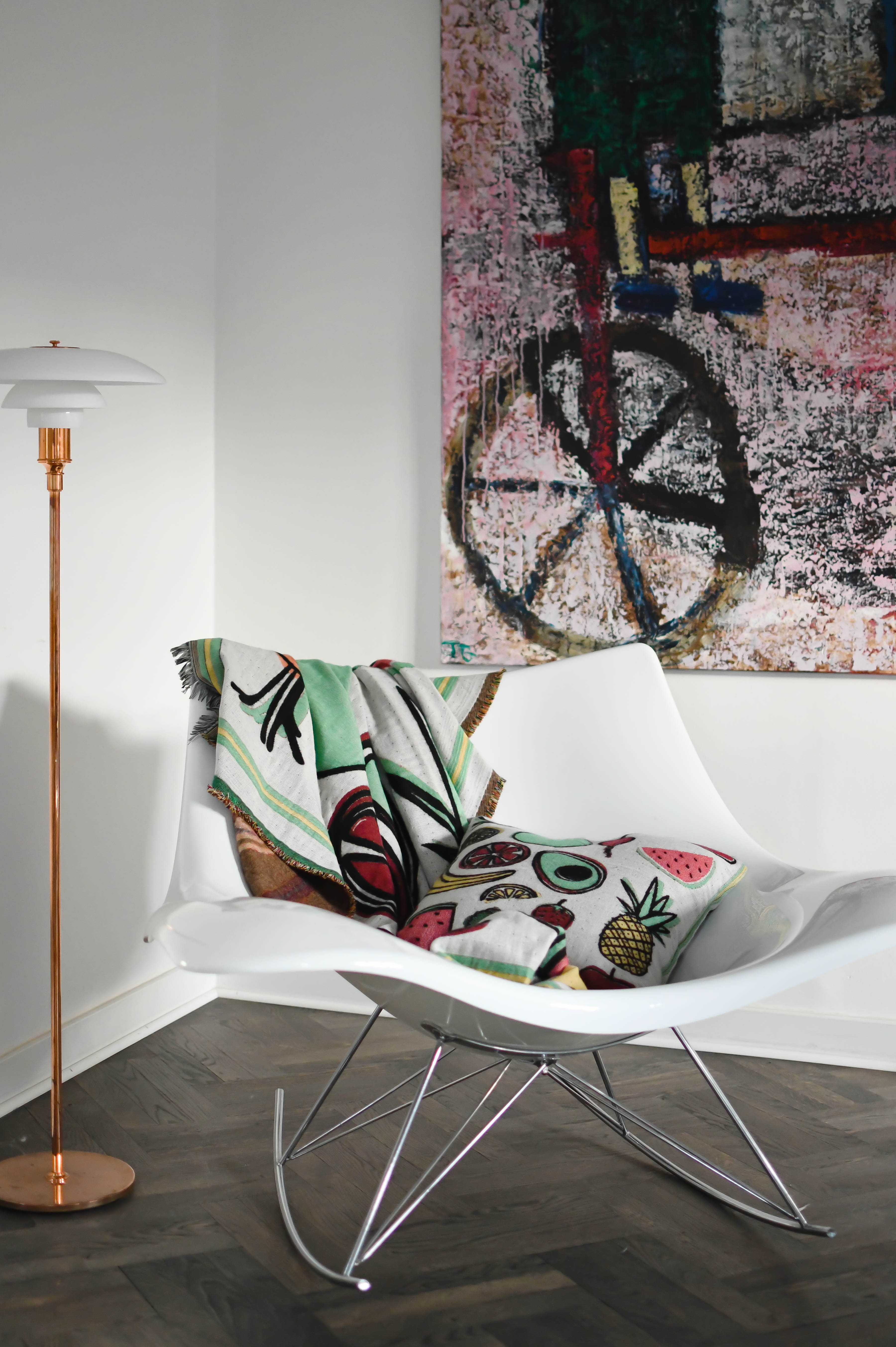 Fruity plaid - 130x170 cm.