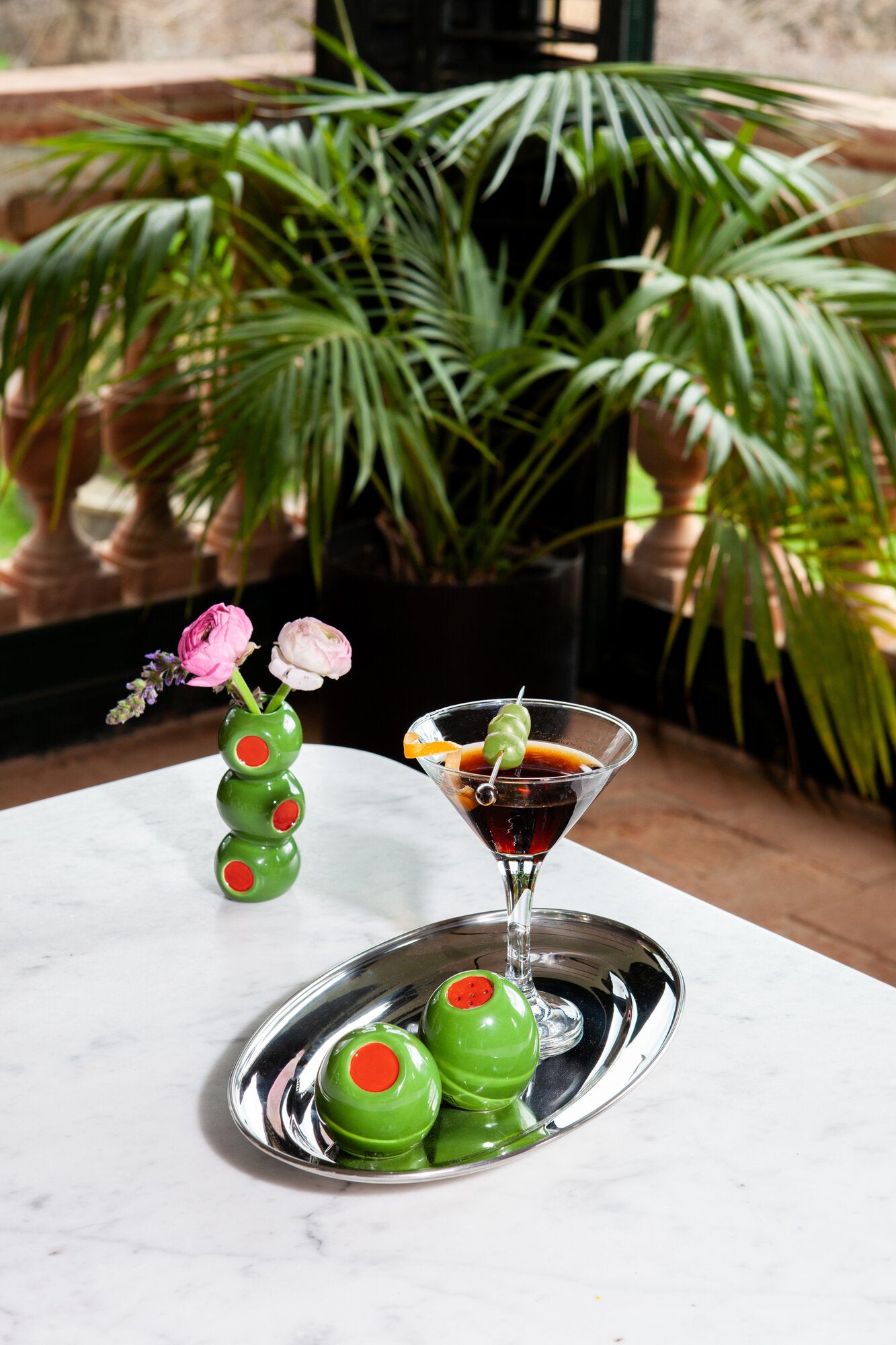 Olivia salt og pebersæt - grøn