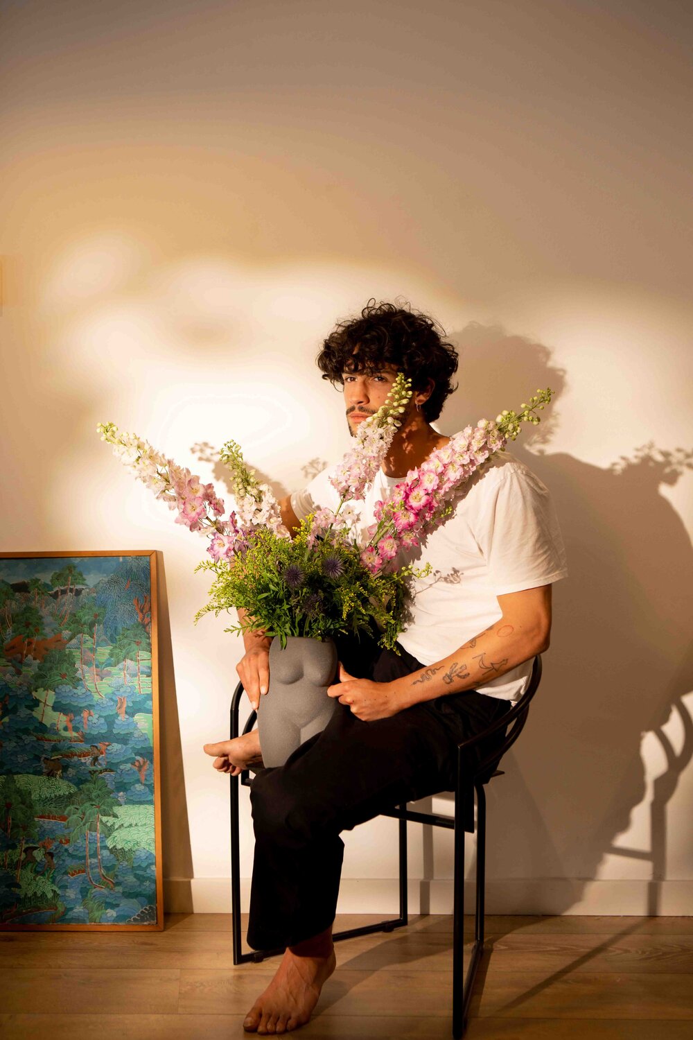 Body vase, sort - H26 cm.