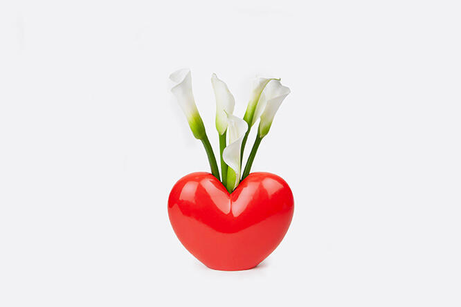 Love vase - rød