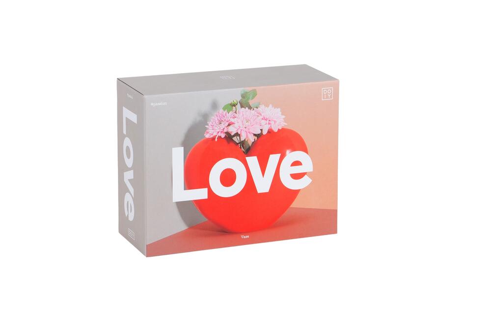 Love vase - rød