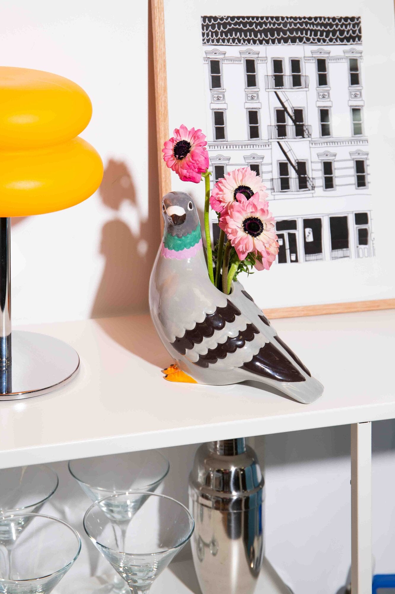 Due vase - H18 cm.