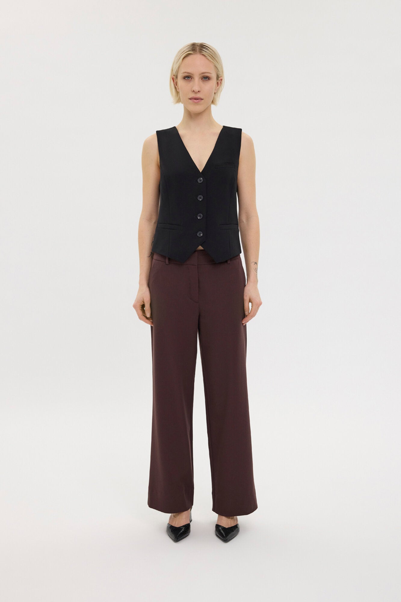 DenaFV Long habitbukser - Deep Garnet