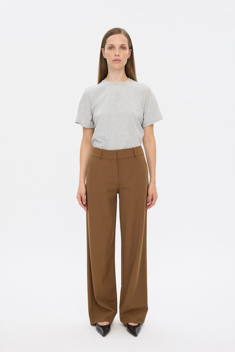 DenaFV Long habitbukser - Teddy Brown