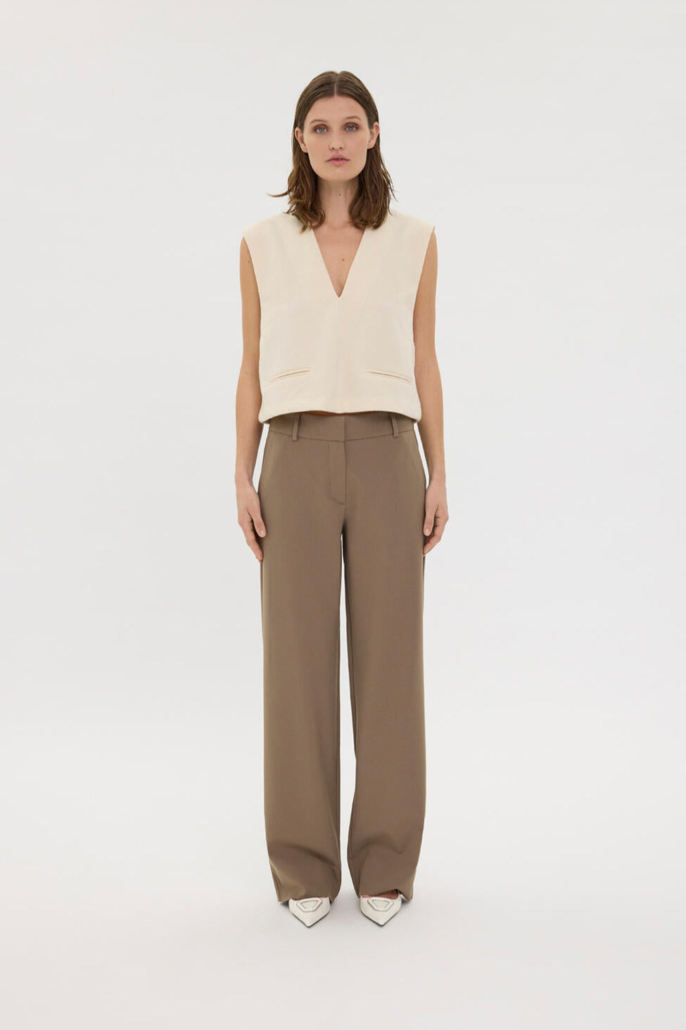 DenaFV Long bukser - Walnut